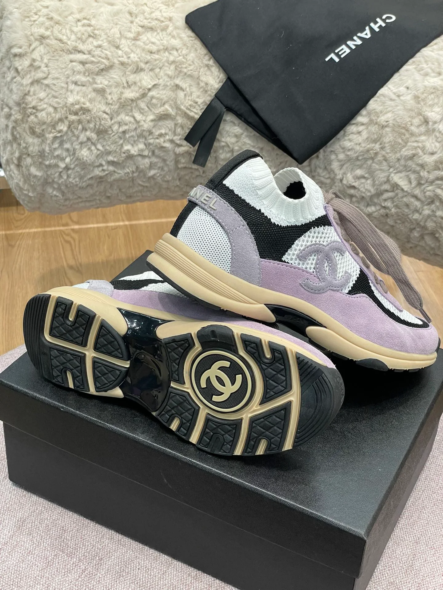 Chanel - Массивные туфли - Кроссовки - 4