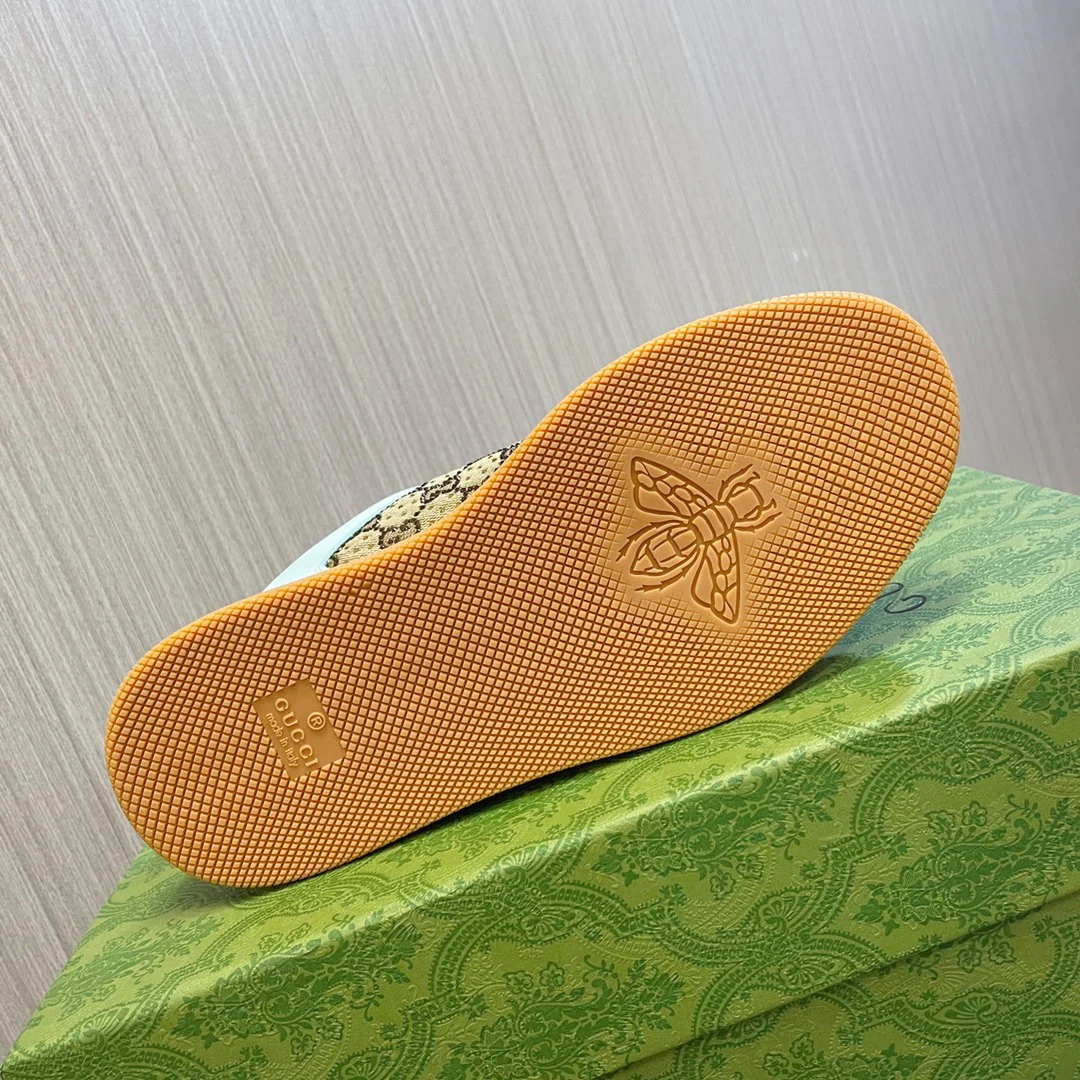 Новинка Gucci 2023 года - Туфли на платформе Dirty Shoes - Синие