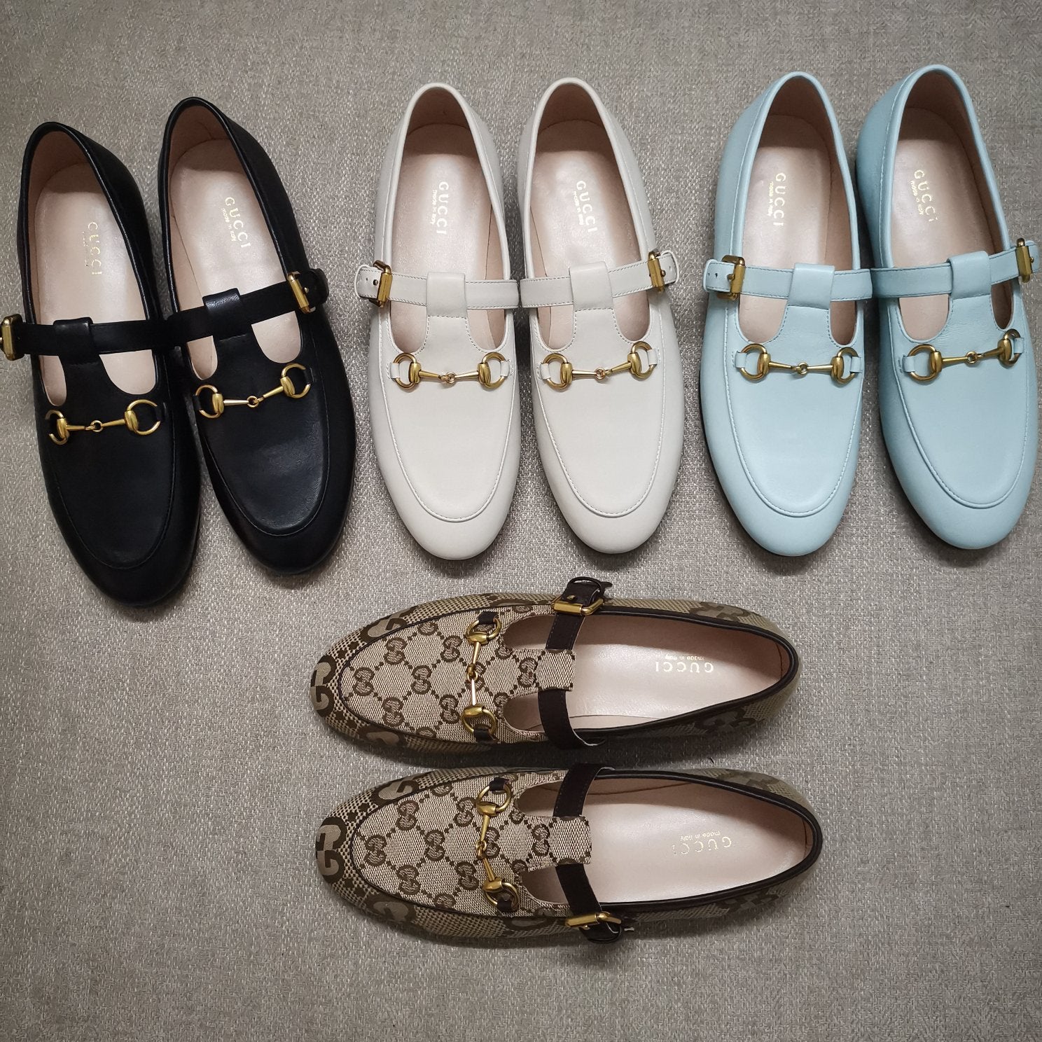 Балетки афро от Gucci