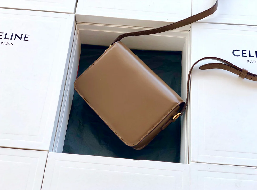 Сумка Celine Triomphe из телячьей кожи - подростковая - 18 - 5 см - 3