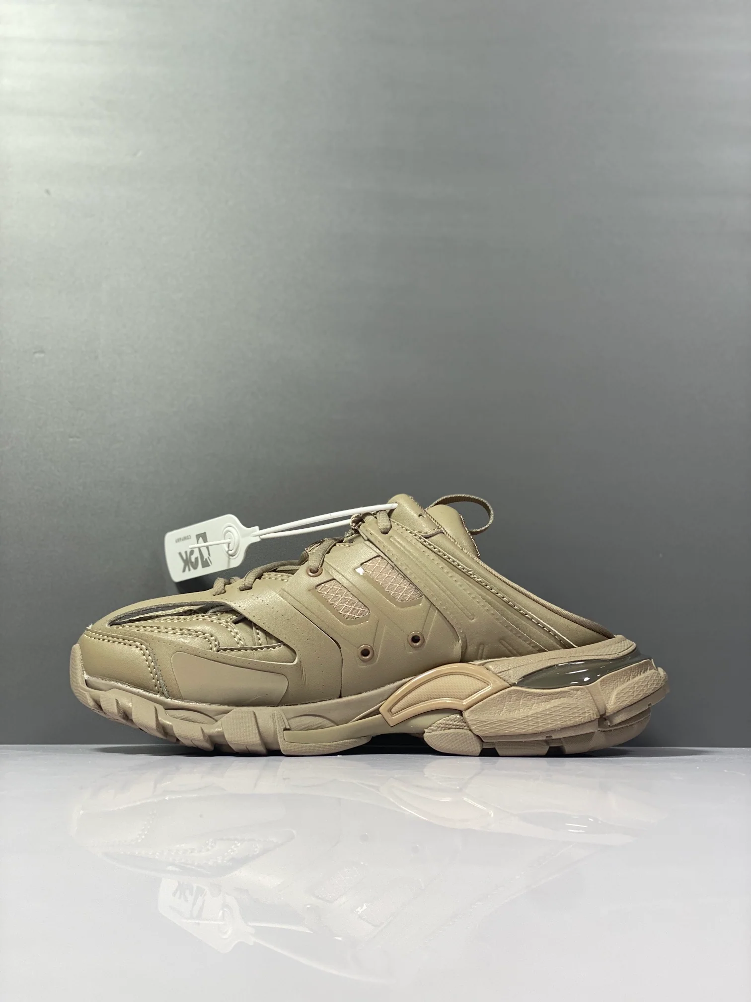 Balenciaga - Парные тапочки - 3-0 - Полутапочки - Кроссовки - Tess - S-Gomma - Maille - Бело-оранжевые - 1