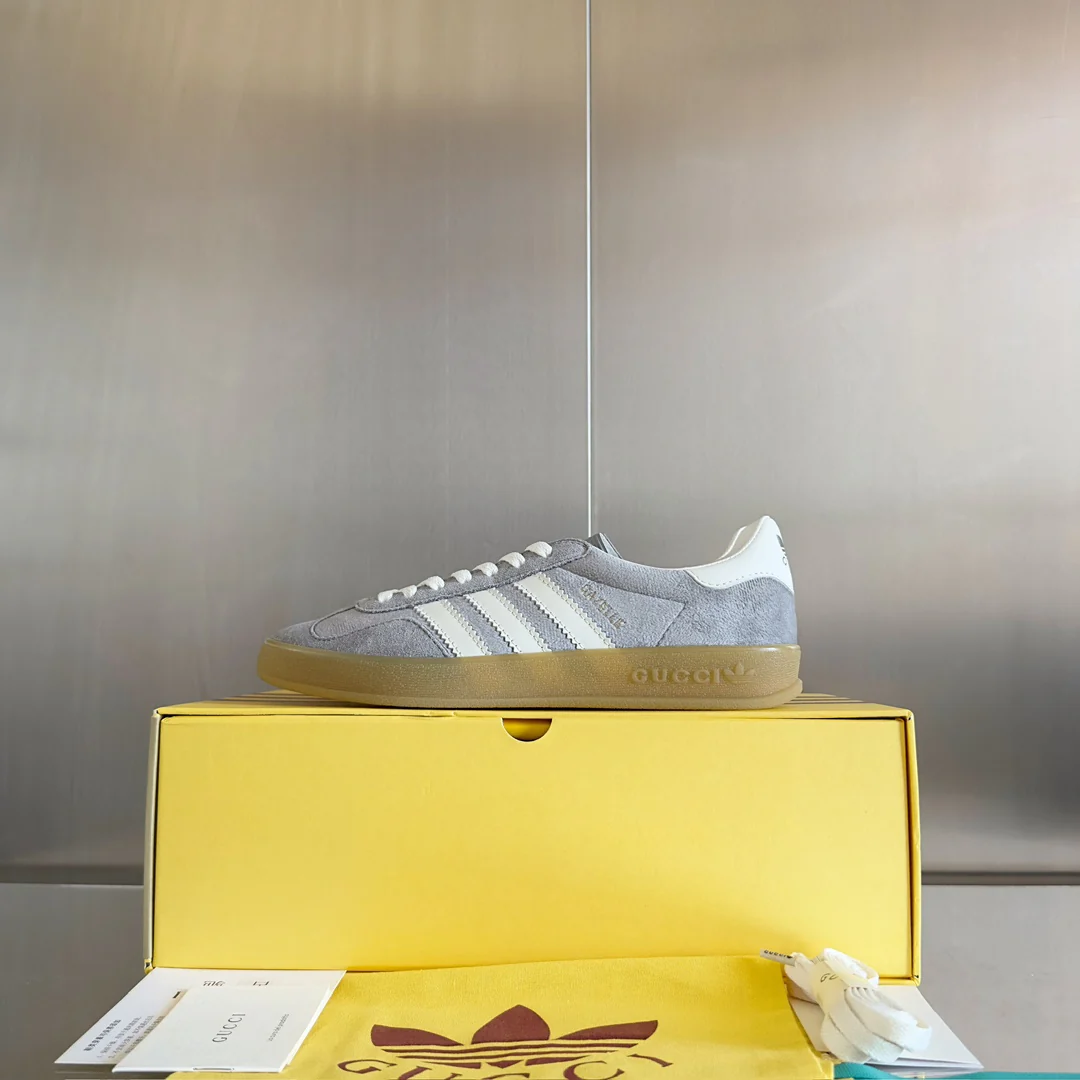 Скейтбордные кроссовки Gucci 2024 - серые