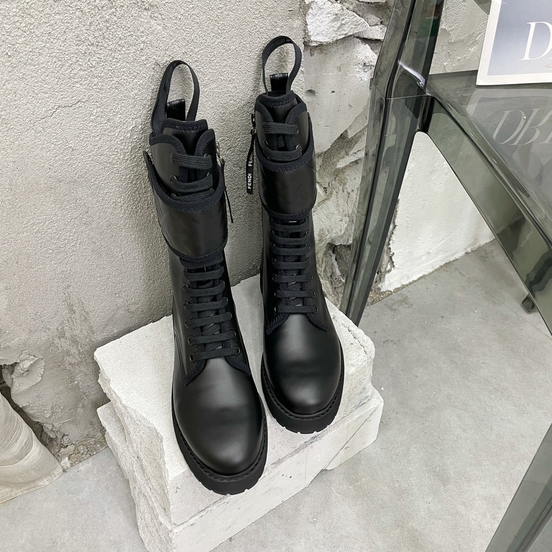 Fendi - Ботинки на шнуровке - Модель с анатомической формой 