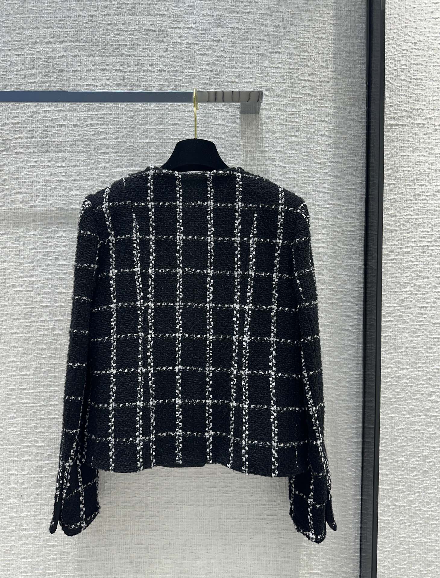 Chanel - 2403-24 Новинка ранней весны: Элитный твидовый жакет в черно-белую клетку