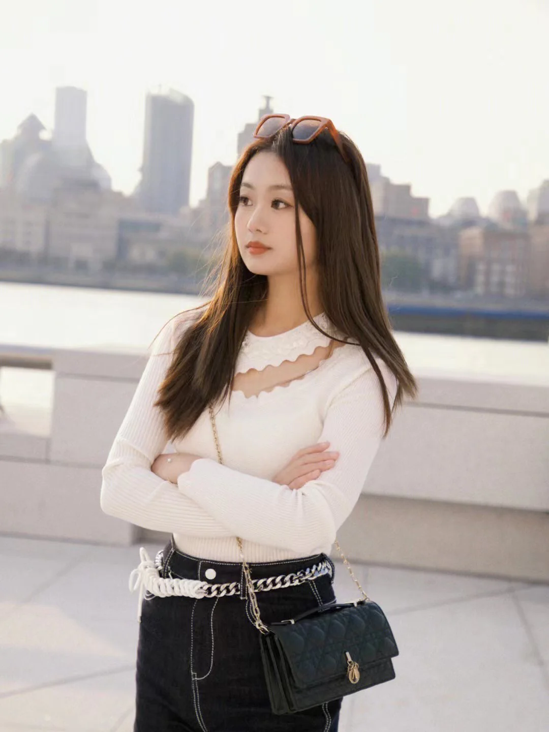 Новинка сезона весна/лето 2023 от Dior - Женская модель - Клатч из овечьей кожи - Черный