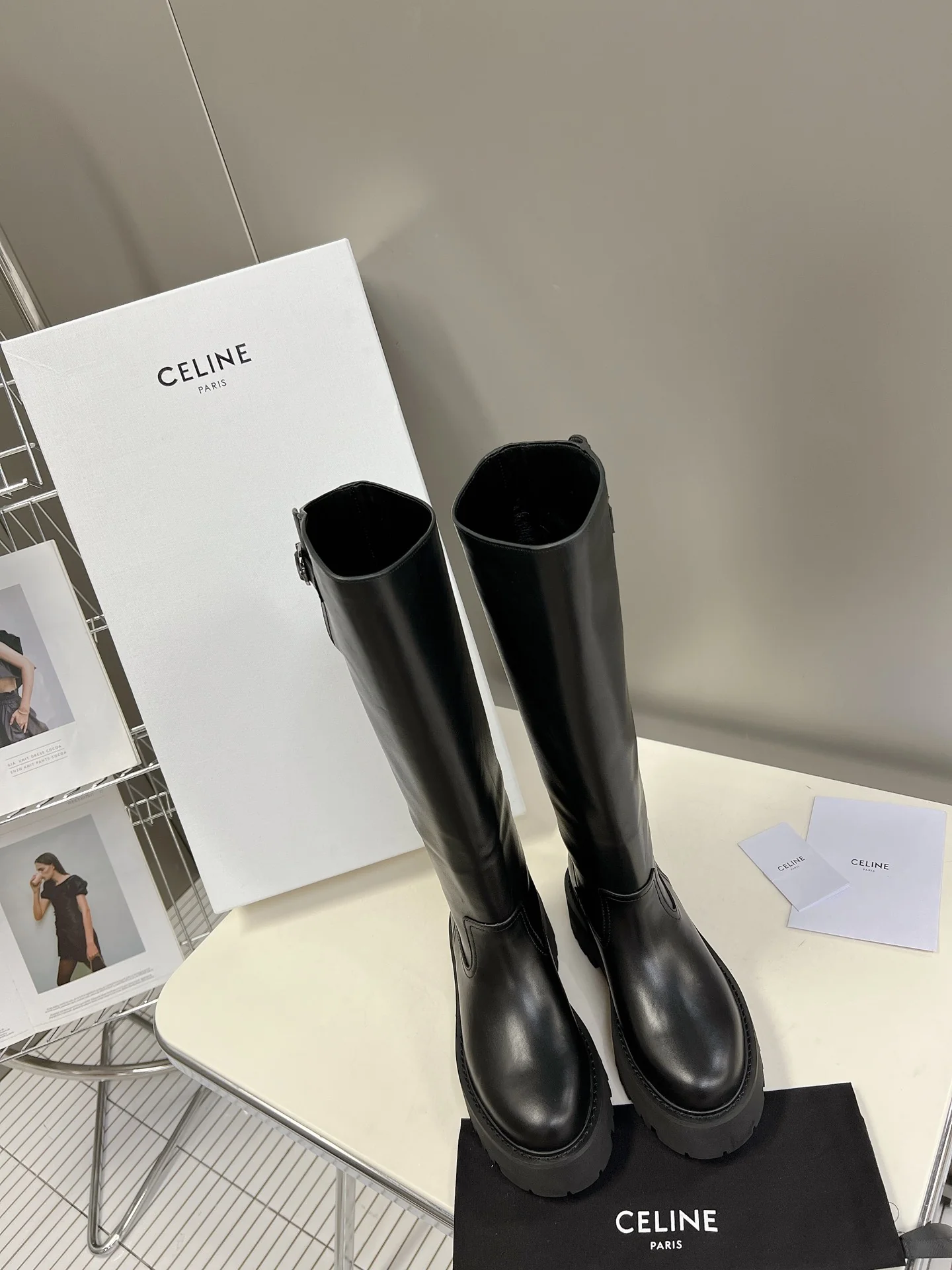 Новые высокие сапоги Celine 2022 года — размеры 35-39-40 (изготовлены на заказ)