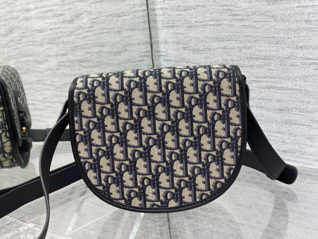 Dior - Сумка-мессенджер - Серия Oblique - Черная