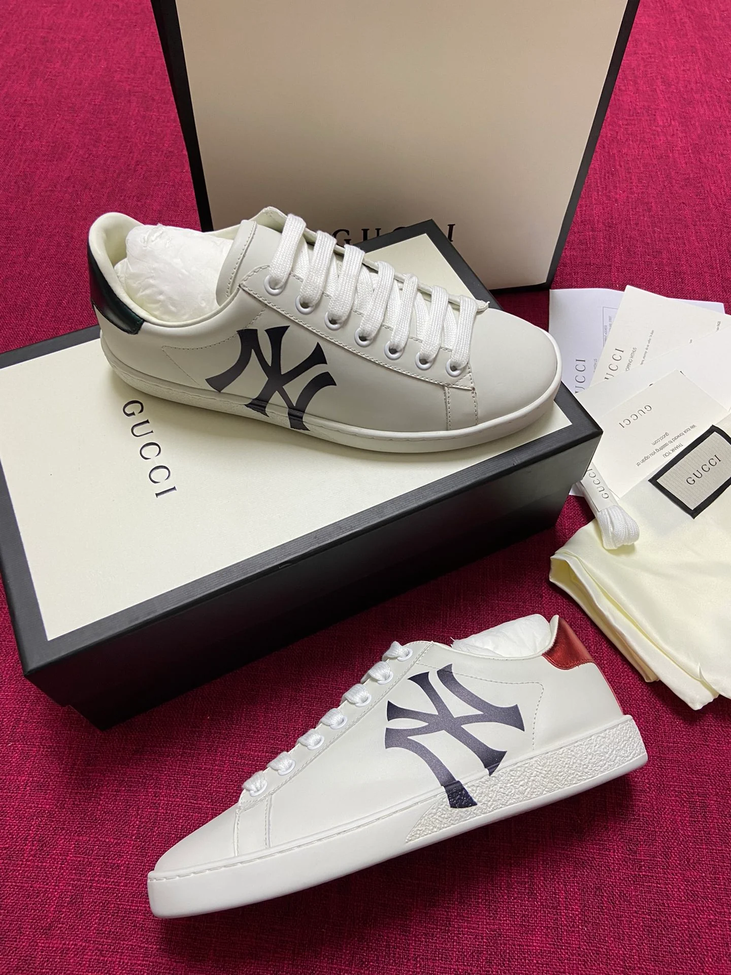 Gucci - Белые кроссовки - Кроссовки - Повседневная обувь - 7