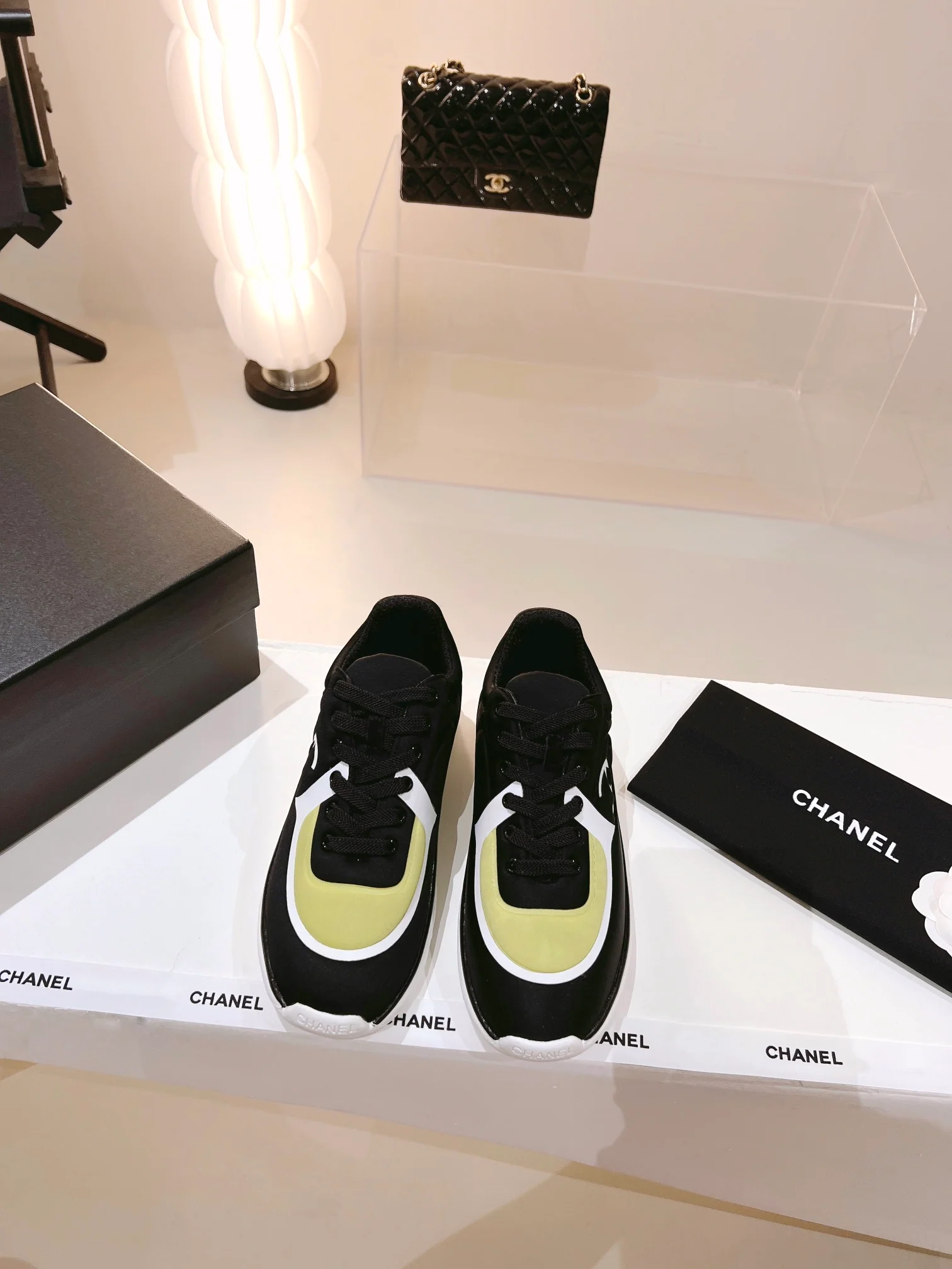 Chanel - Спортивные повседневные туфли - Черно-желтые