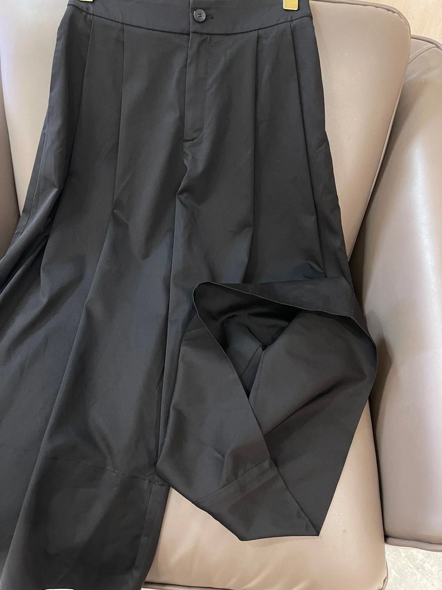 Новые широкие брюки Celine 2404-24ss - черные