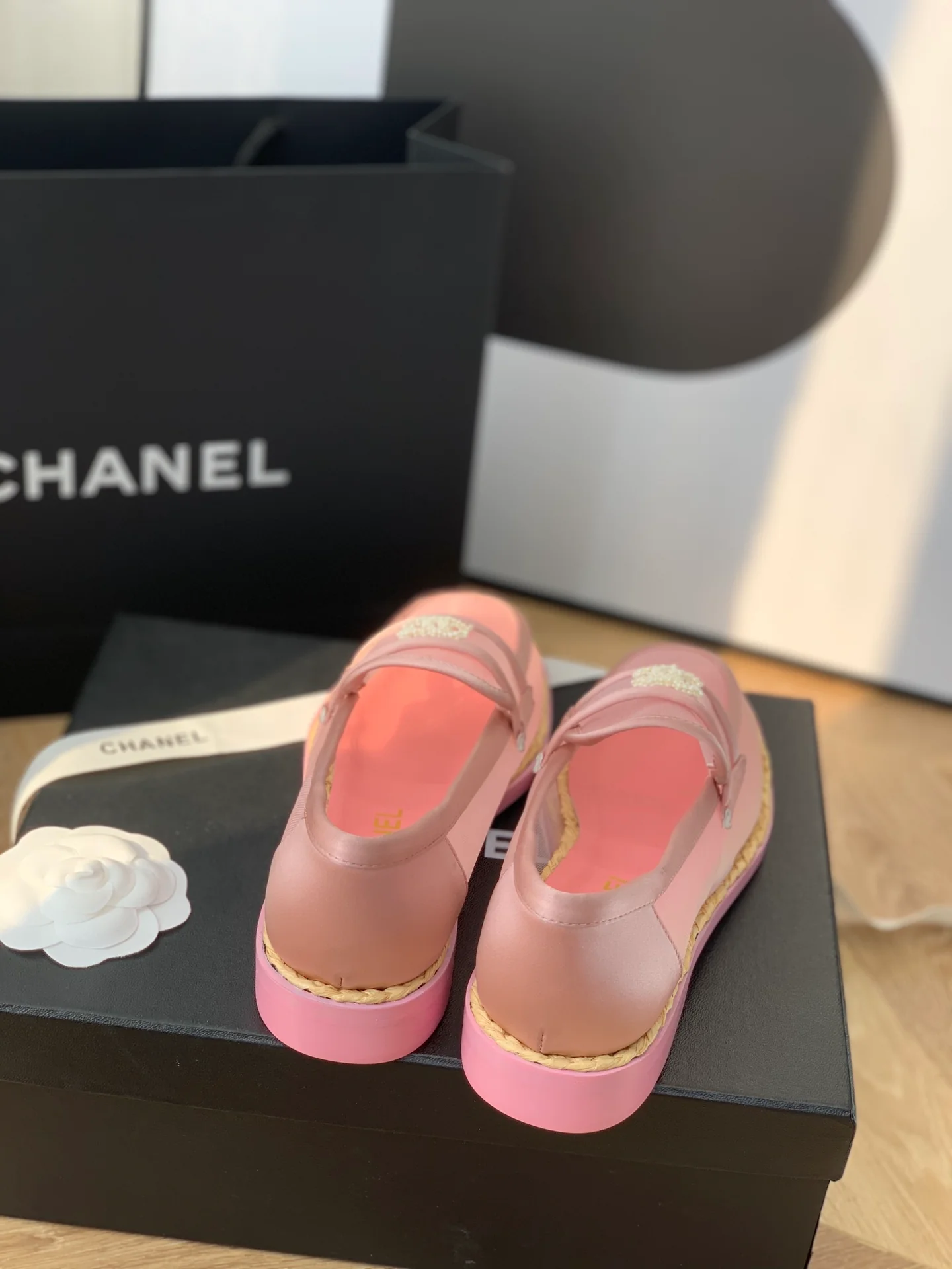 Chanel - Прозрачные лоферы