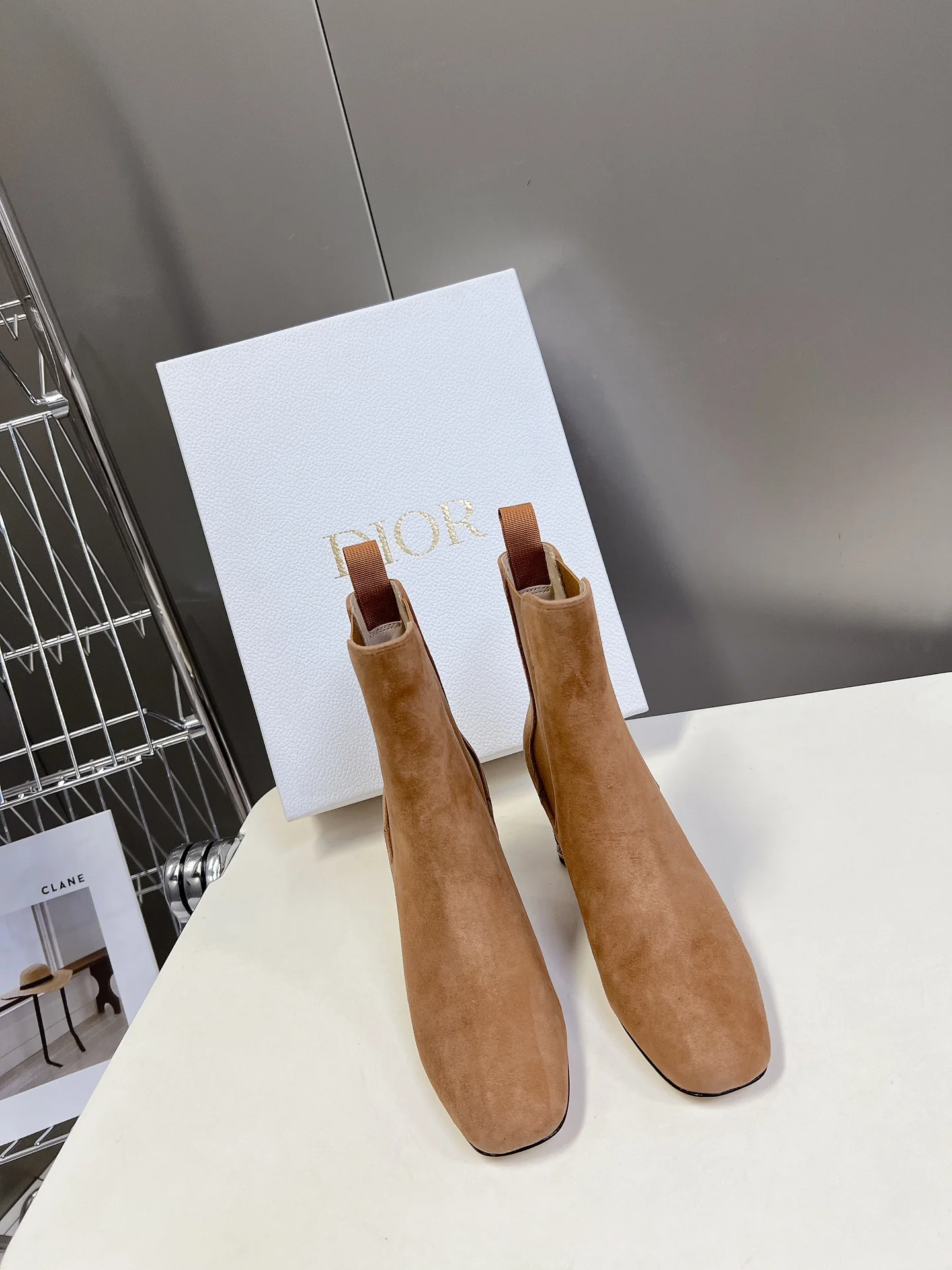 Сапоги для верховой езды Dior 2024, 8 см, цвет ?кофе?.