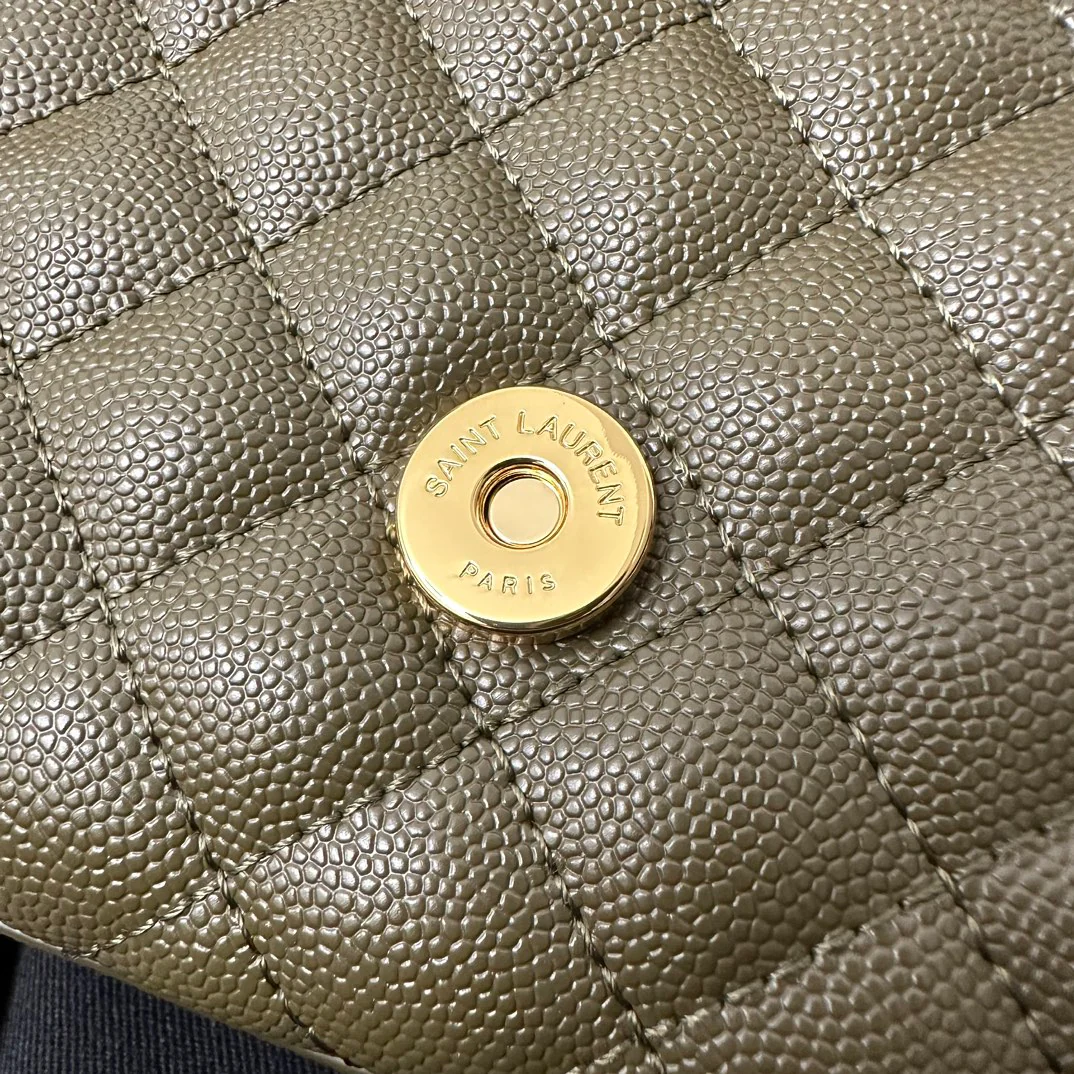 Конверт YSL, маленький, темно-зеленый