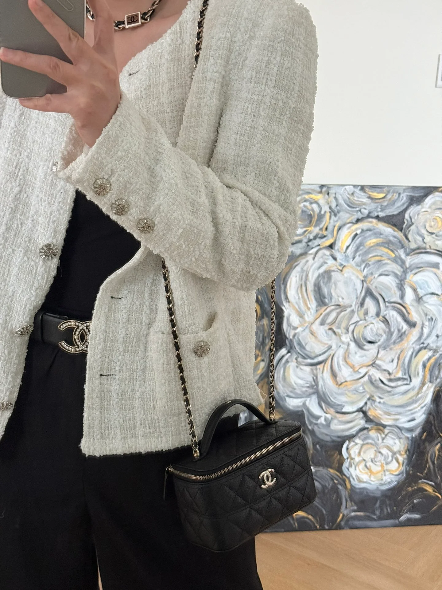 Сумка-ланчбокс Chanel 25c - черная