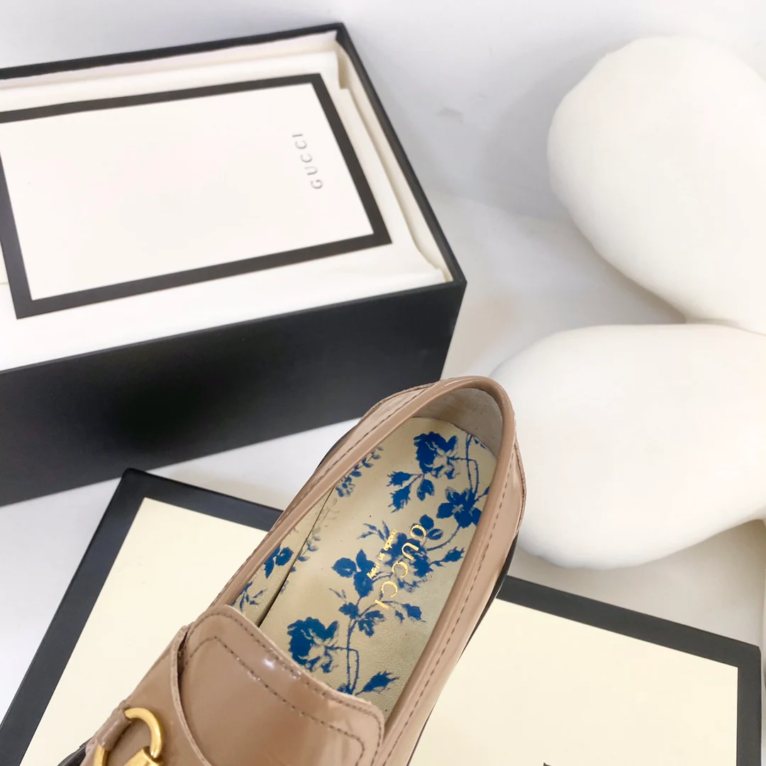 Лоферы на платформе Gucci - 4