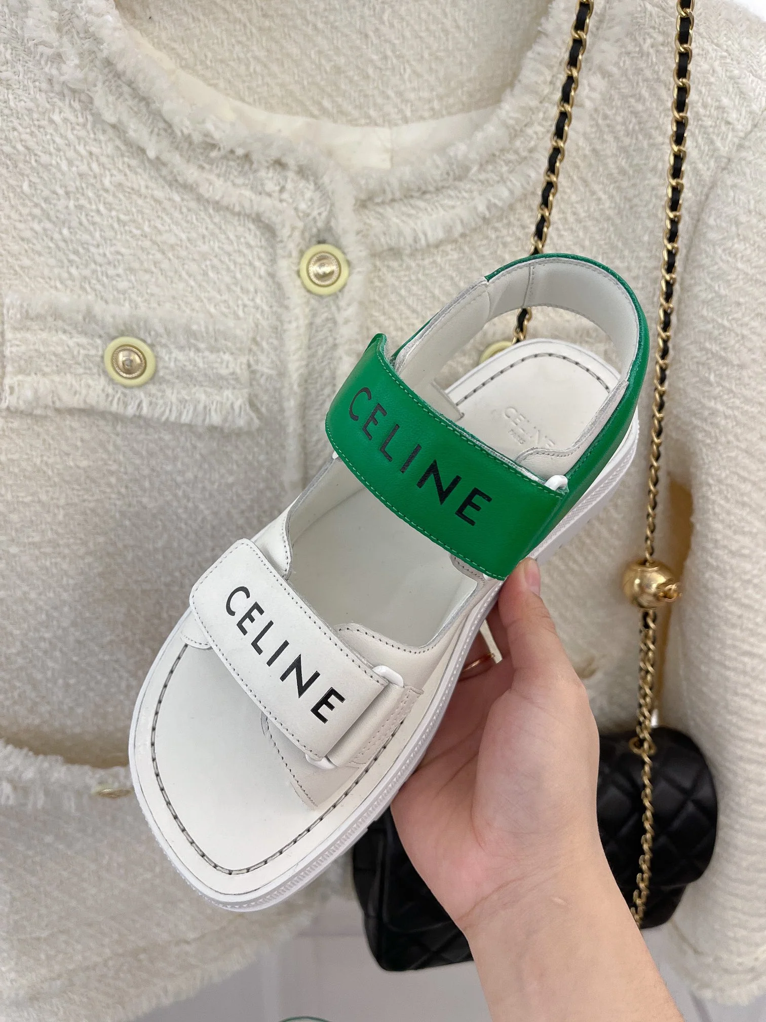 Сандалии на платформе Celine - 1