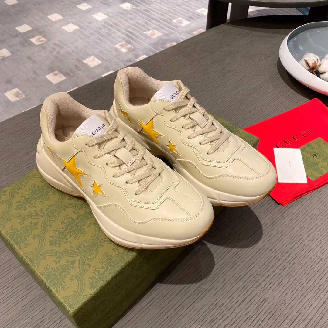 Массивные кроссовки Gucci - унисекс - 21