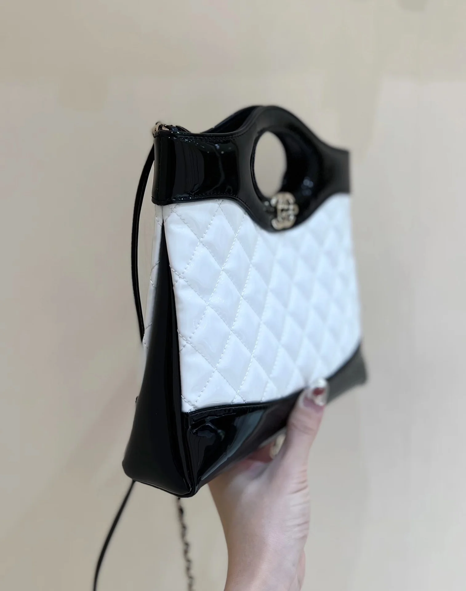 Коллекция Chanel Pre-Fall 2023 - сумка 31bag - черно-белая - мини