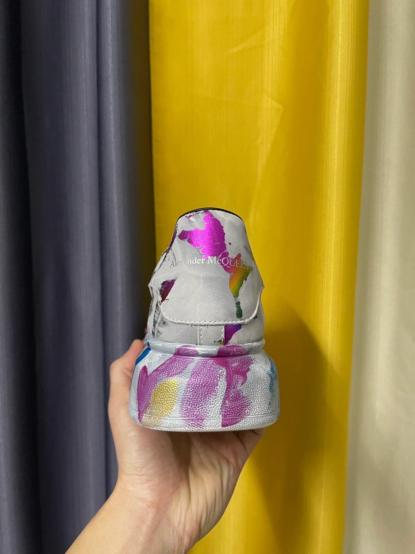 Классические белые кроссовки McQueen - унисекс - премиум-издание