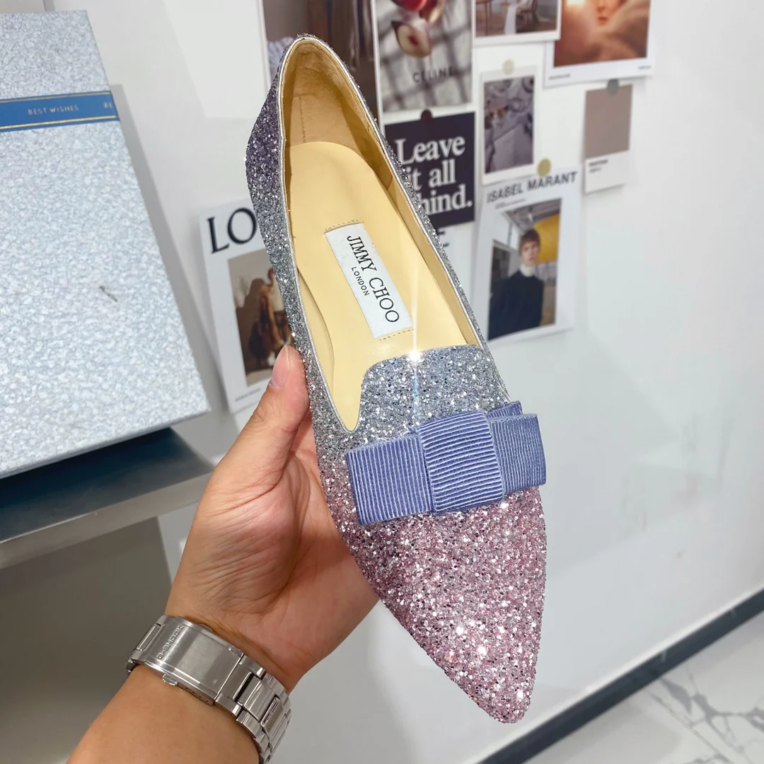 Джимми - Бант - Туфли с острым носком - Балетки