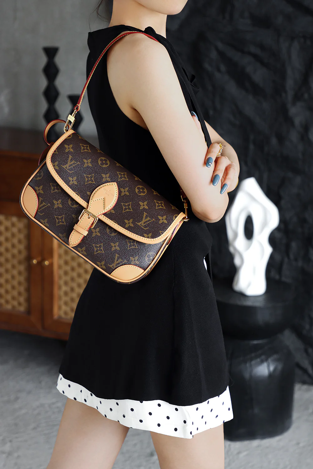 LV-m45985-diane сумка для багета