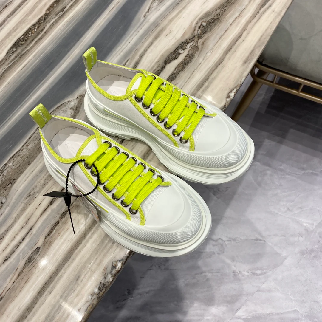 Парные туфли на платформе McQueen из парусины - 2 шт.