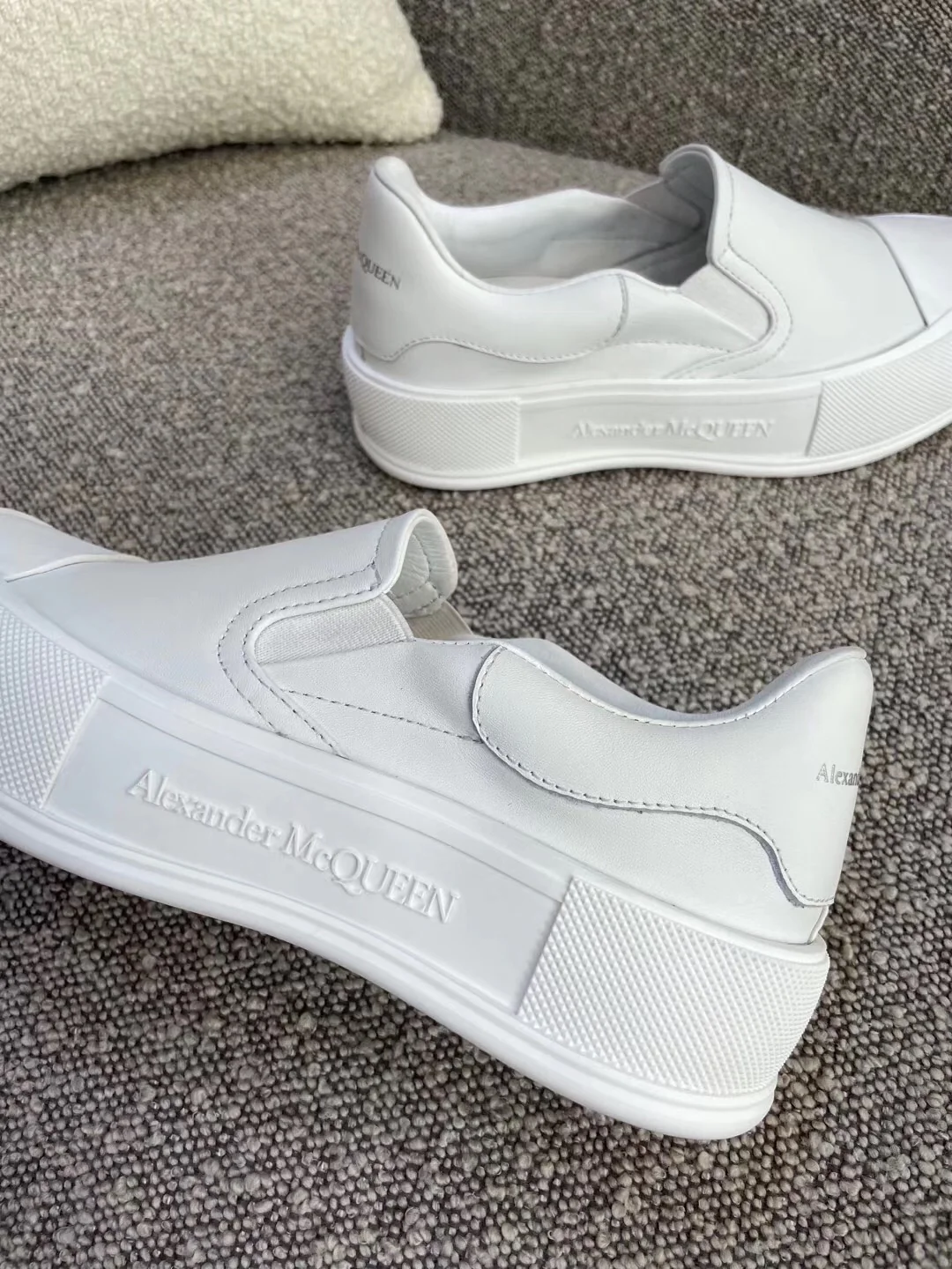 McQueen - Белые кроссовки - Лоферы