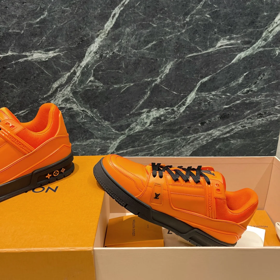 Обувь LV - LV Trainer, последняя модель - кроссовки серии Rainbow - 1