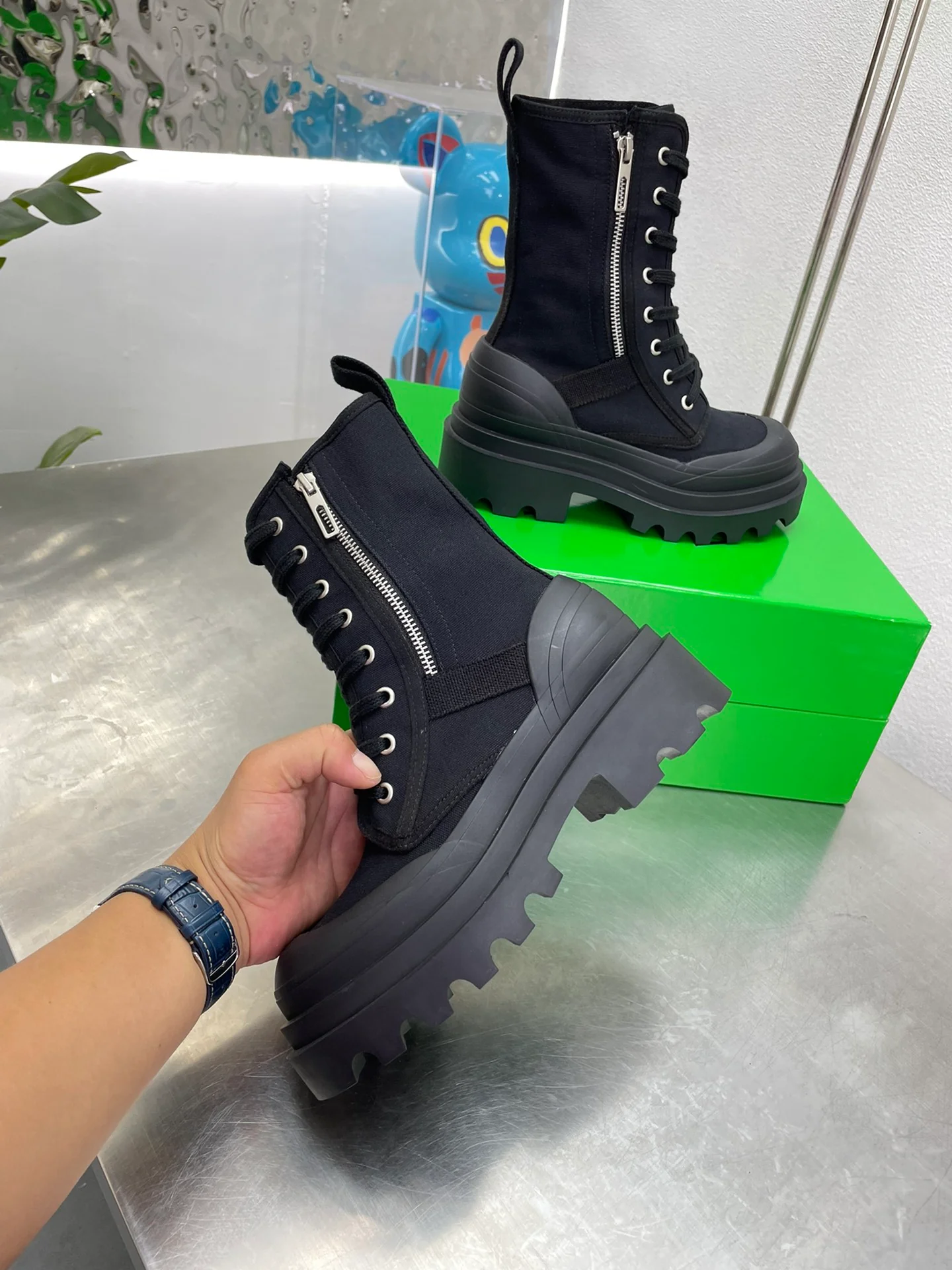 Новинка 2023 года от BV - Ботинки Martin - Черные - Унисекс