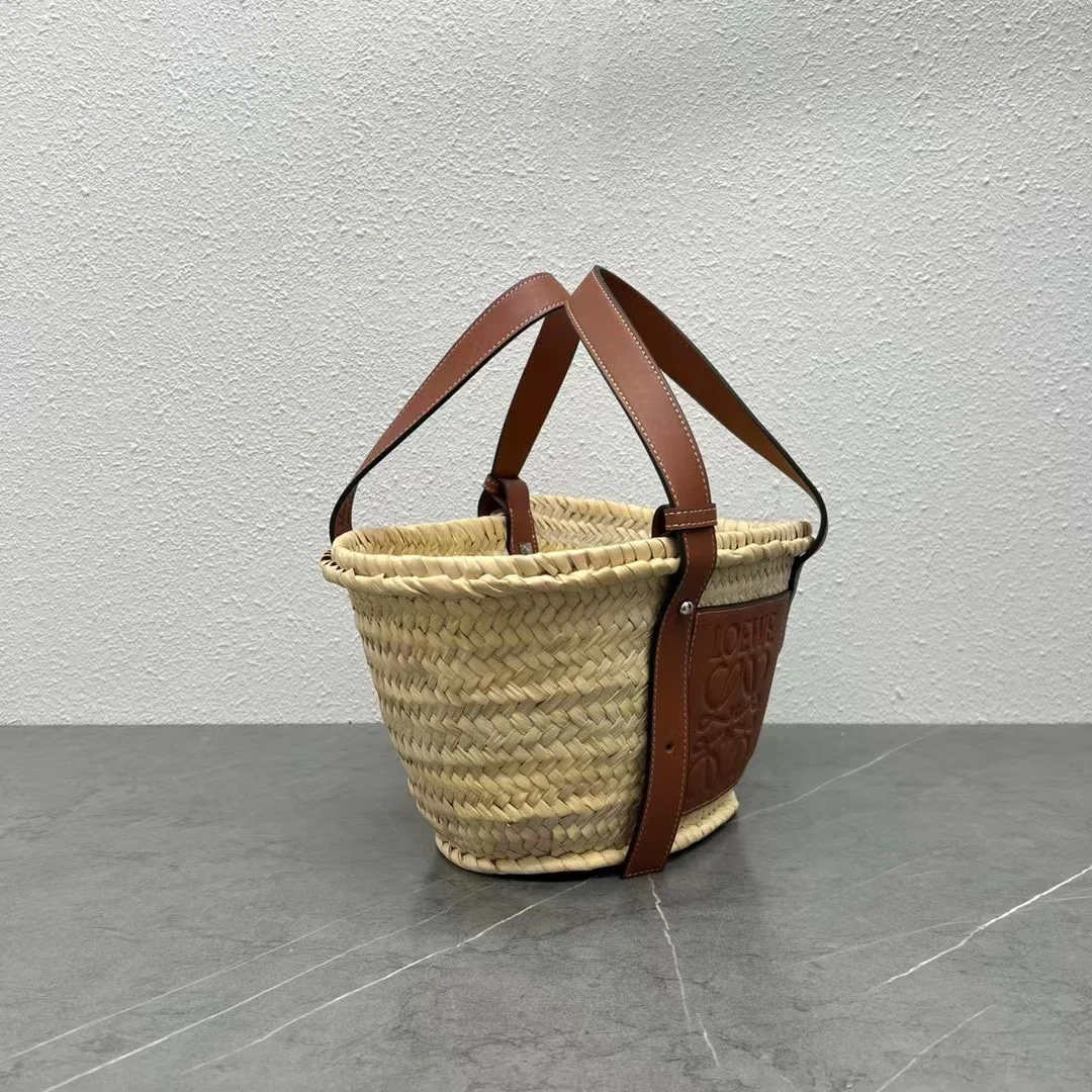 Соломенная сумка Loewe - 33 см - Маленькая - Коричневая