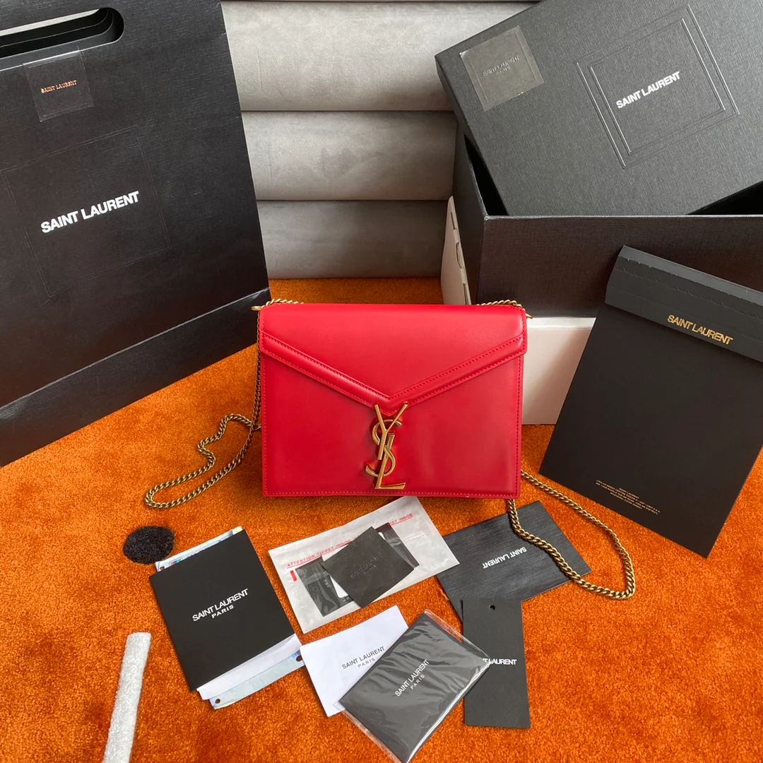 Сумка-конверт YSL Cassandra из плетеной ткани - 1 шт.