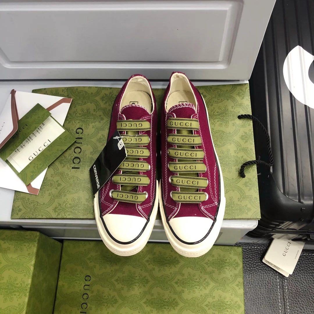 Кед Gucci из парусины - 4