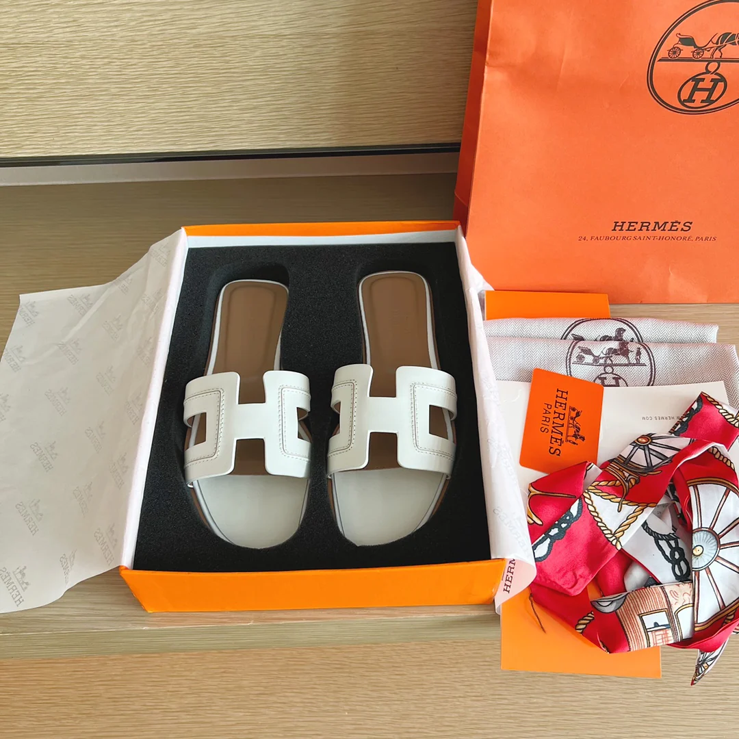 Сандалии Hermes-h Flat Sandals-4