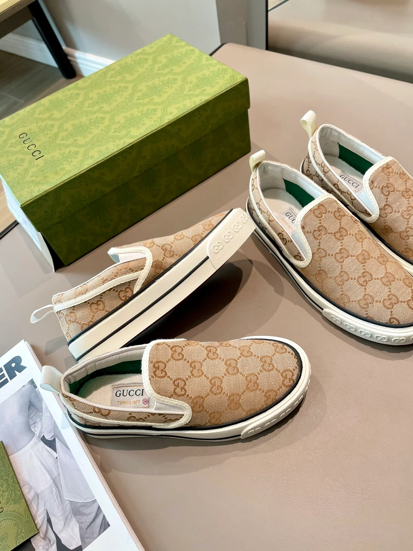 Кед Gucci из парусины - 2