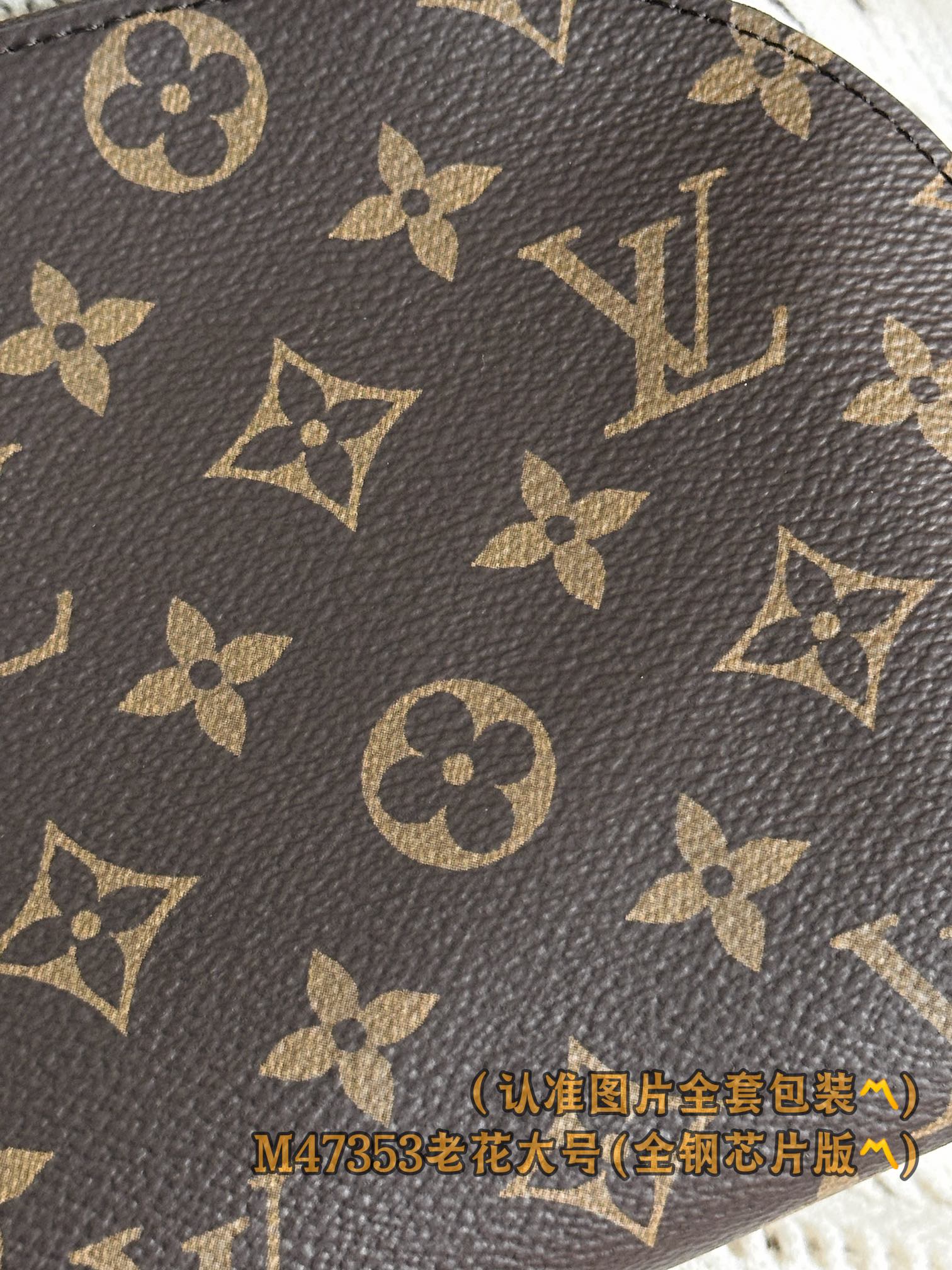 Большая косметичка LV-m47353-mm - Классический монограммный дизайн.