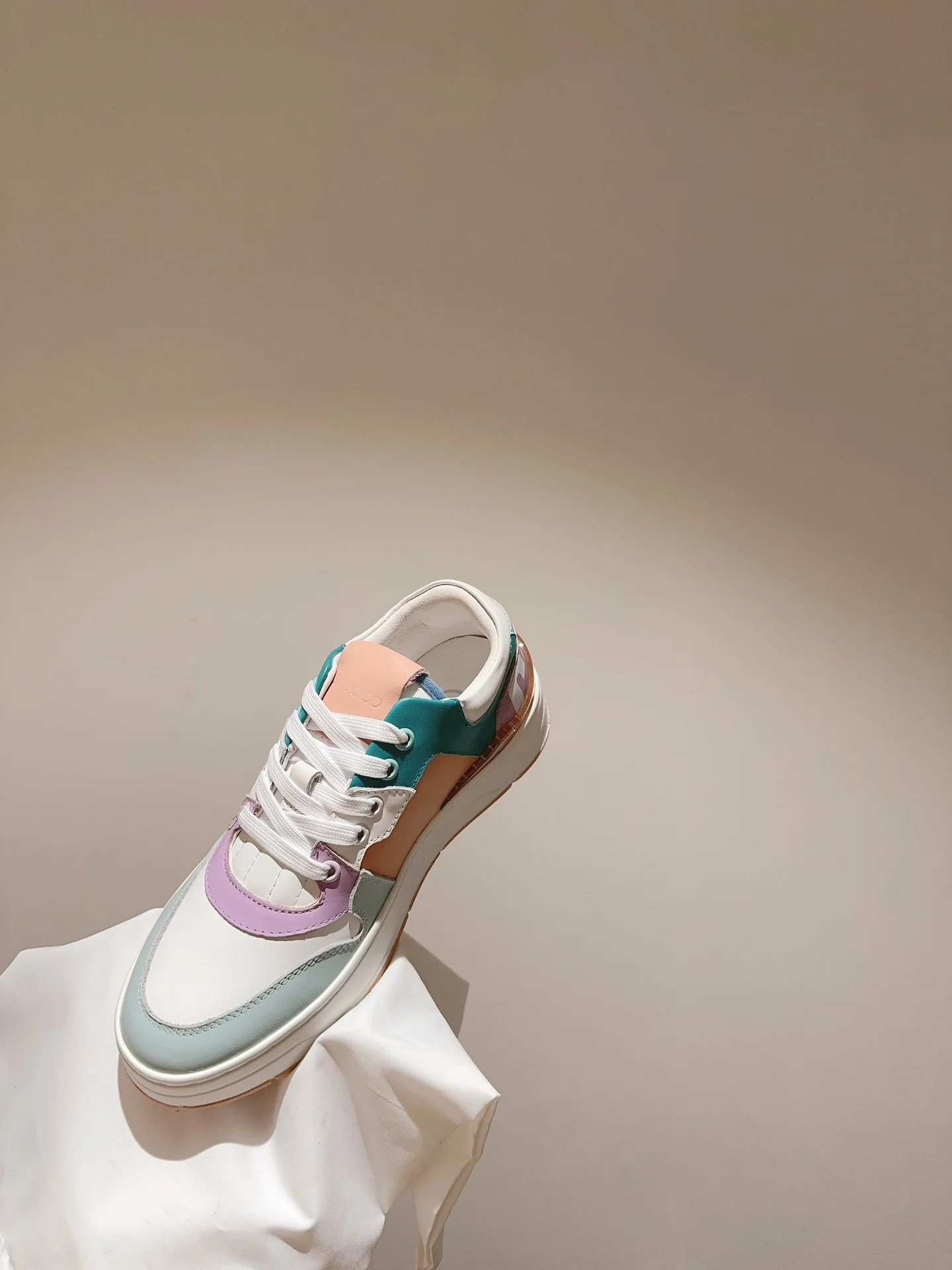 Jimmy - Новинка 2023 года - Повседневная обувь - Белый и светло-зеленый