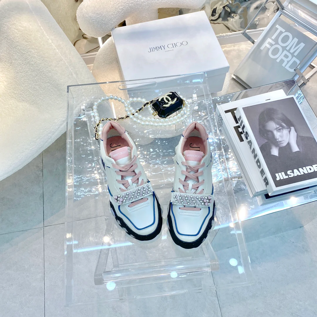 Новые массивные туфли Jimmy 22 New Style с жемчужным верхом