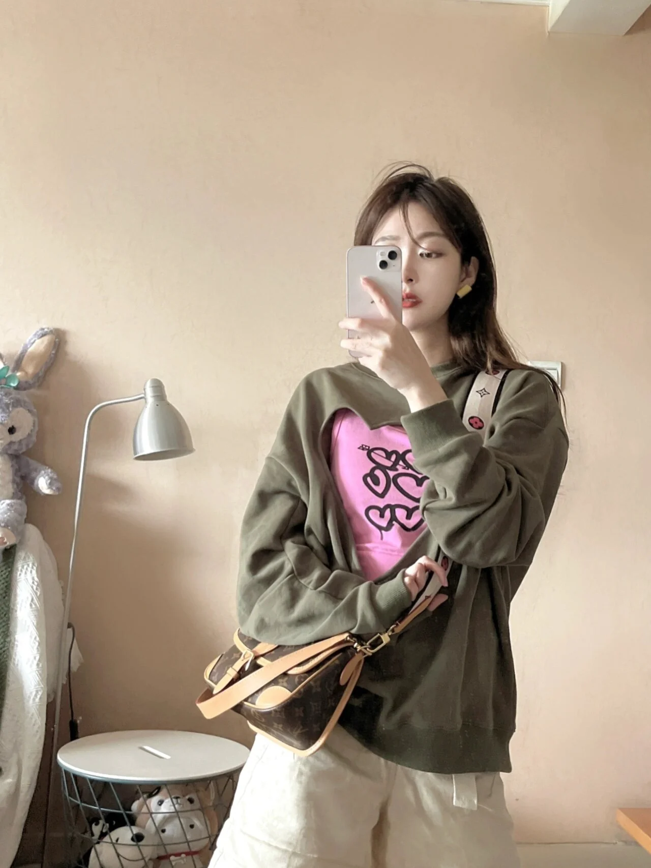 Сумка-багет m45985-LV-diane - наплечная/кроссбоди