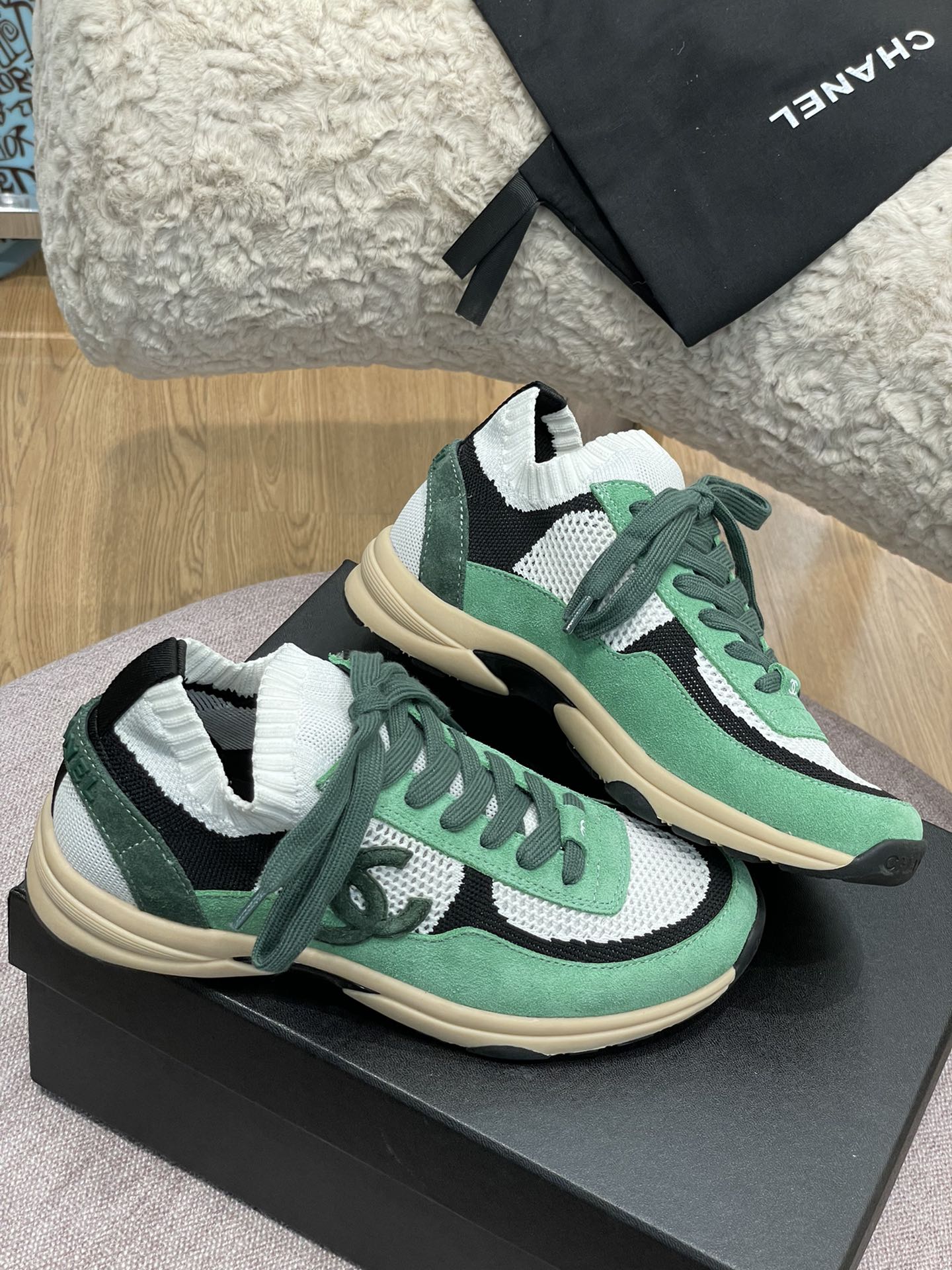 Chanel - Массивные туфли - Кроссовки - 2