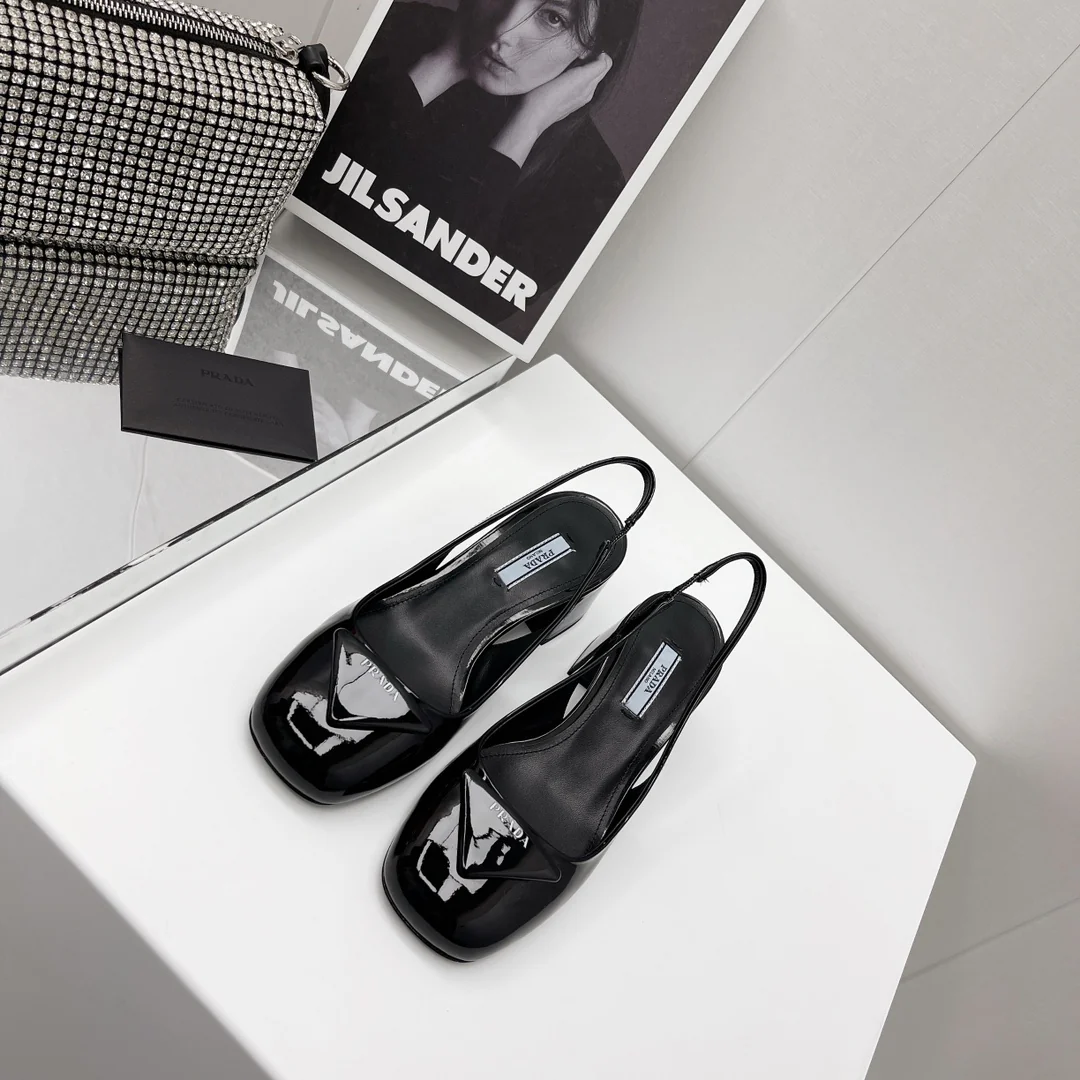 Туфли Prada - Prada - туфли на массивном каблуке - Мэри Джейн - сандалии