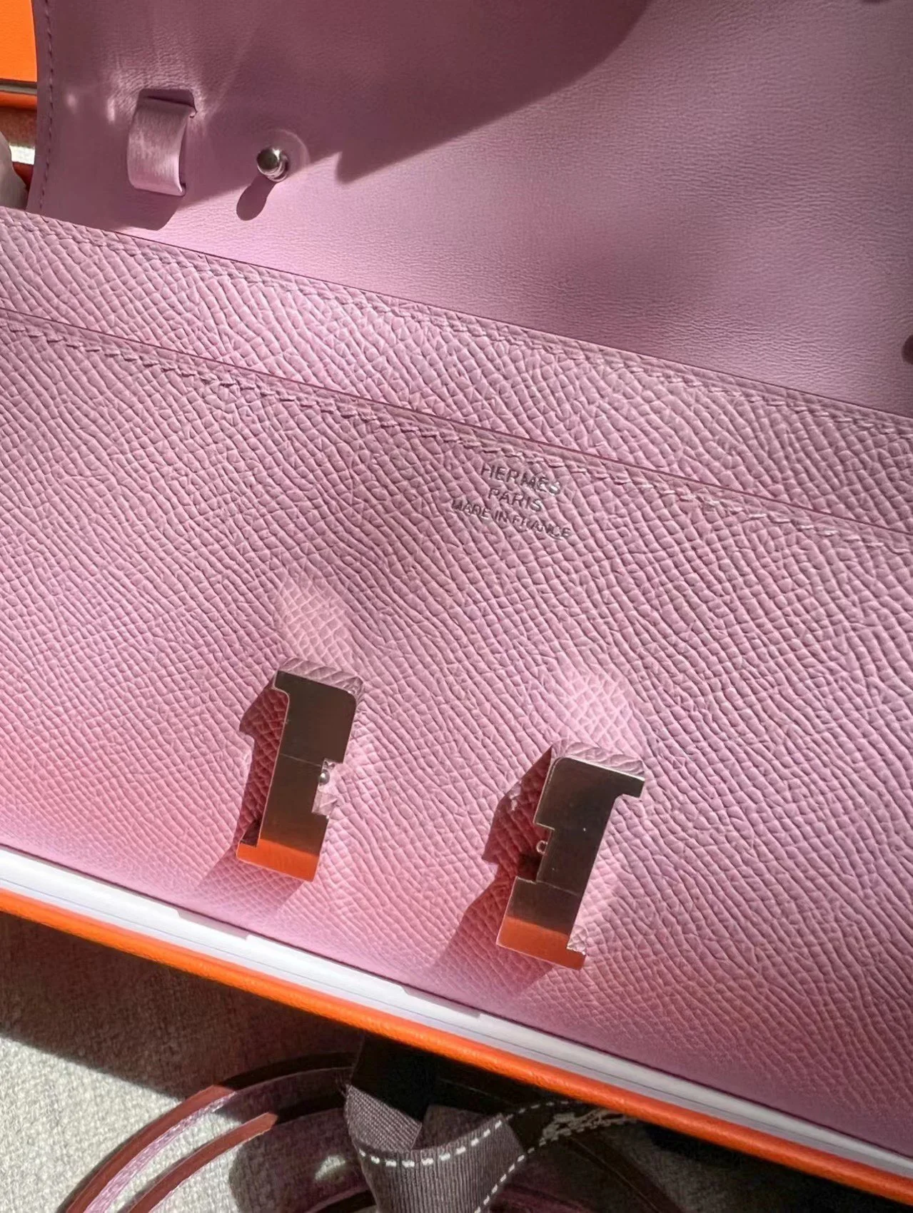 Серебряная пряжка Hermes-constance-to-go-x9