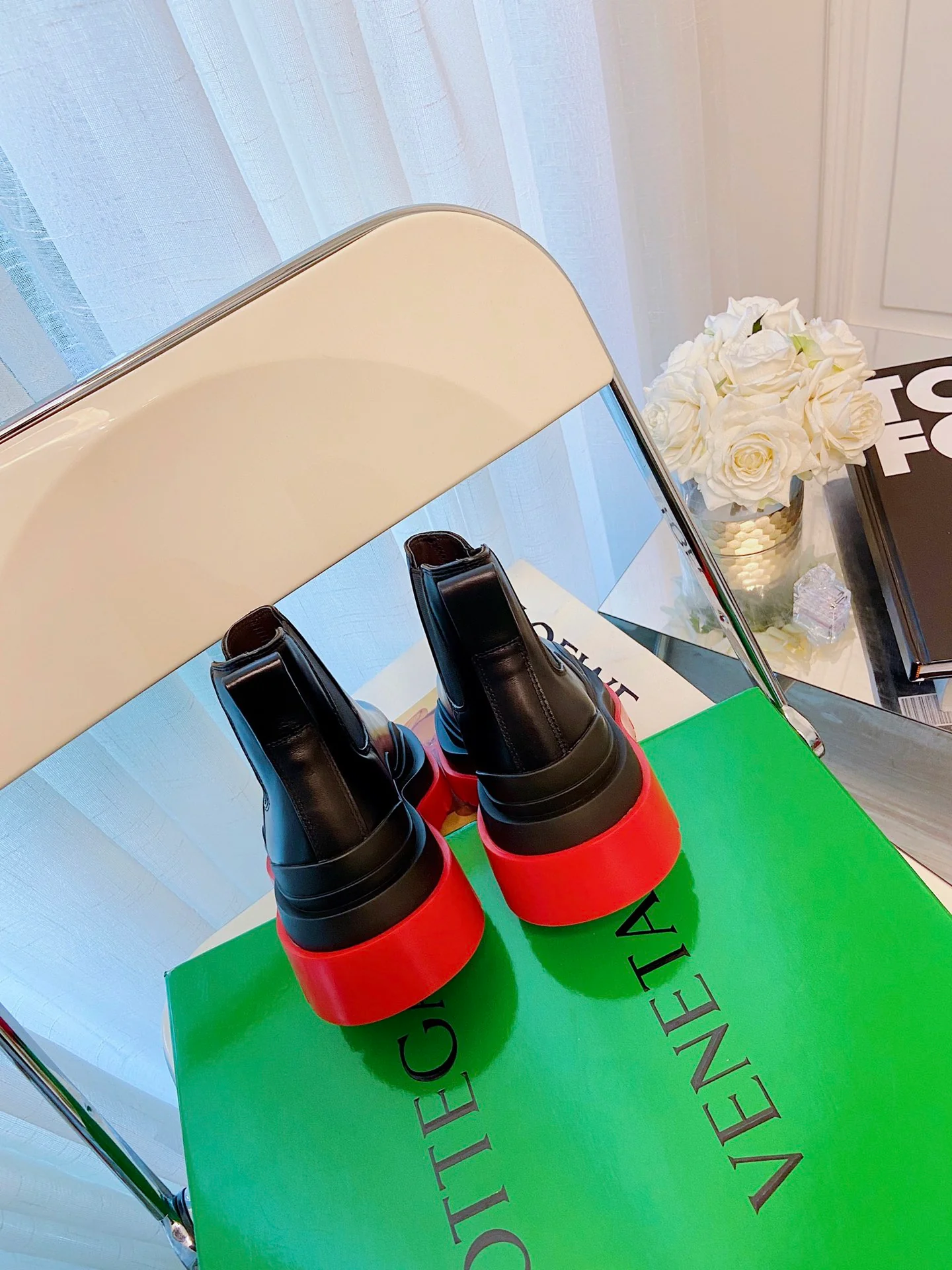 Обувь BV - BV - красная подошва - ботильоны на платформе