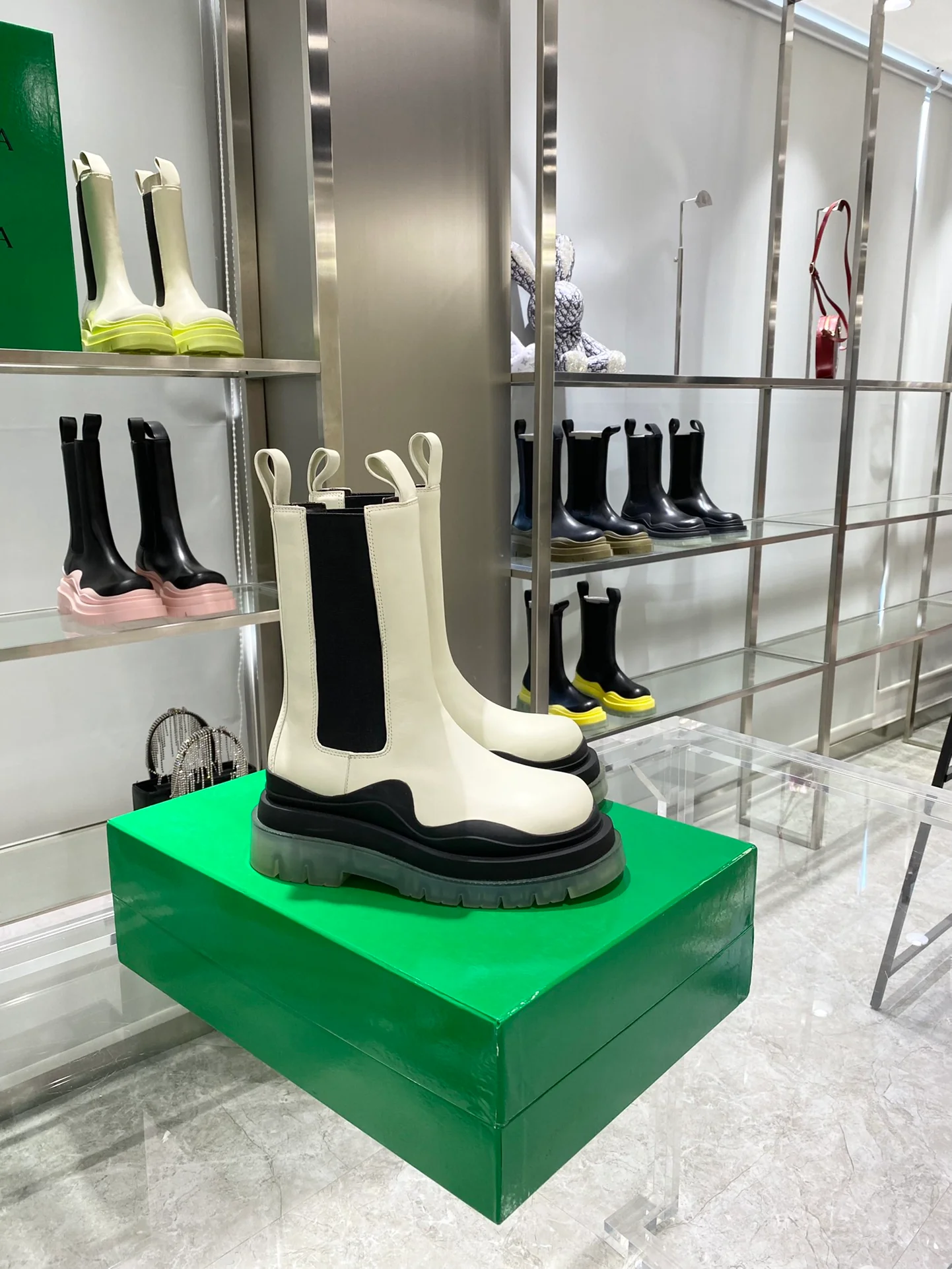 BV - Ковбойская расцветка - Сапоги до середины икры