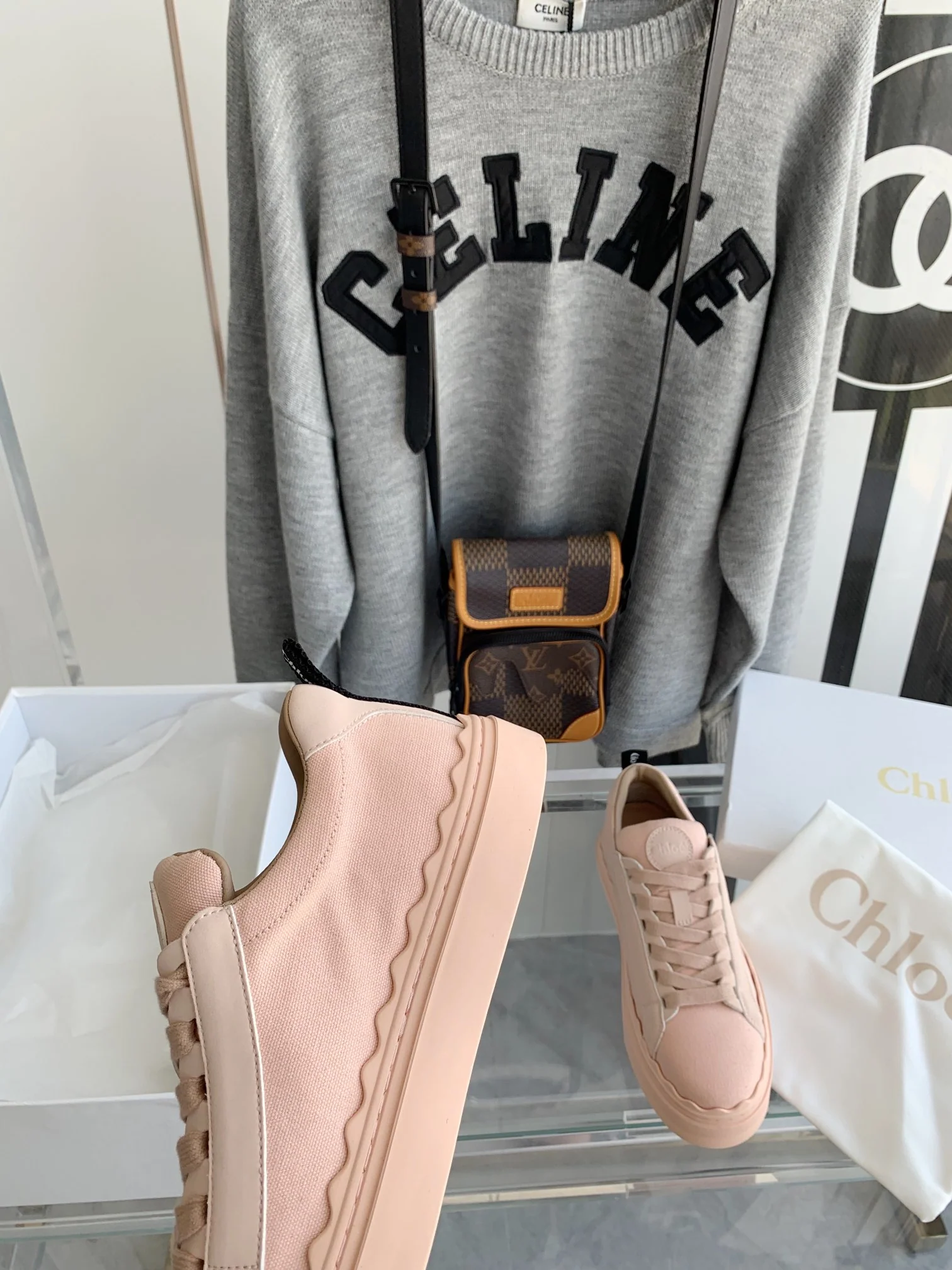 Кроссовки на платформе Chloe - повседневная обувь