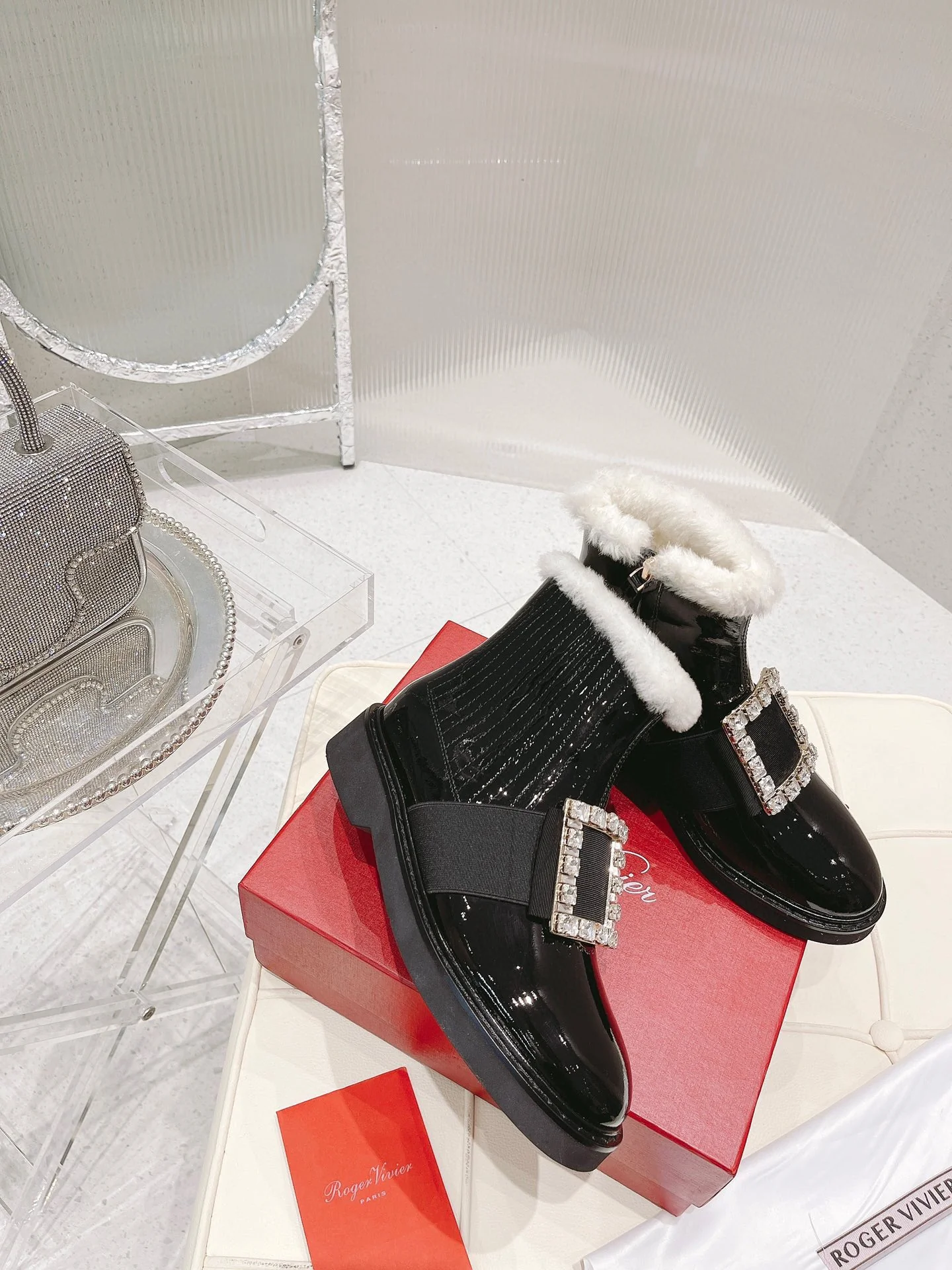 Обувь RV Shoes - 2024 - Шерстяные ботильоны - Черные - 1