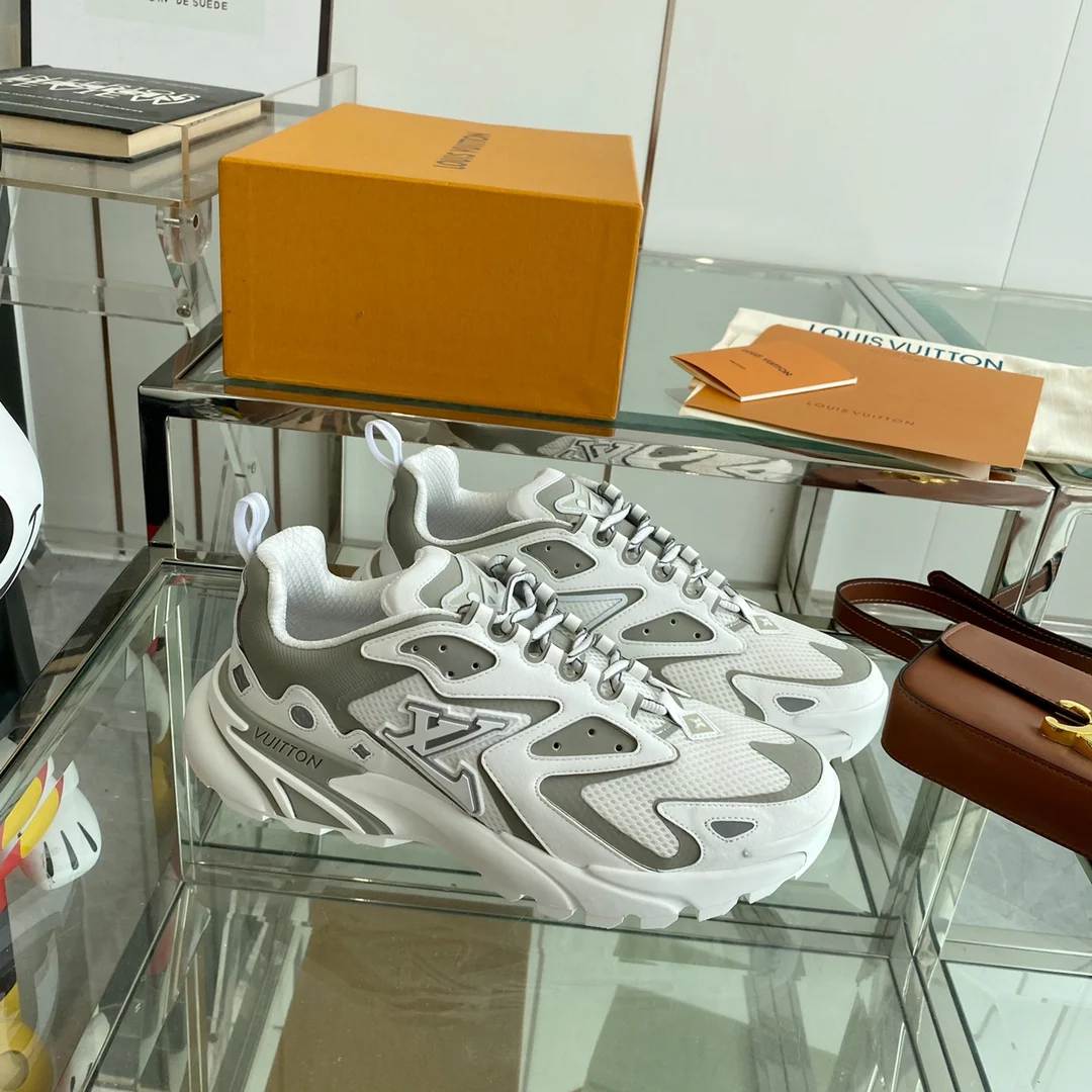 Кроссовки LV Runner Tatic - белые/серые