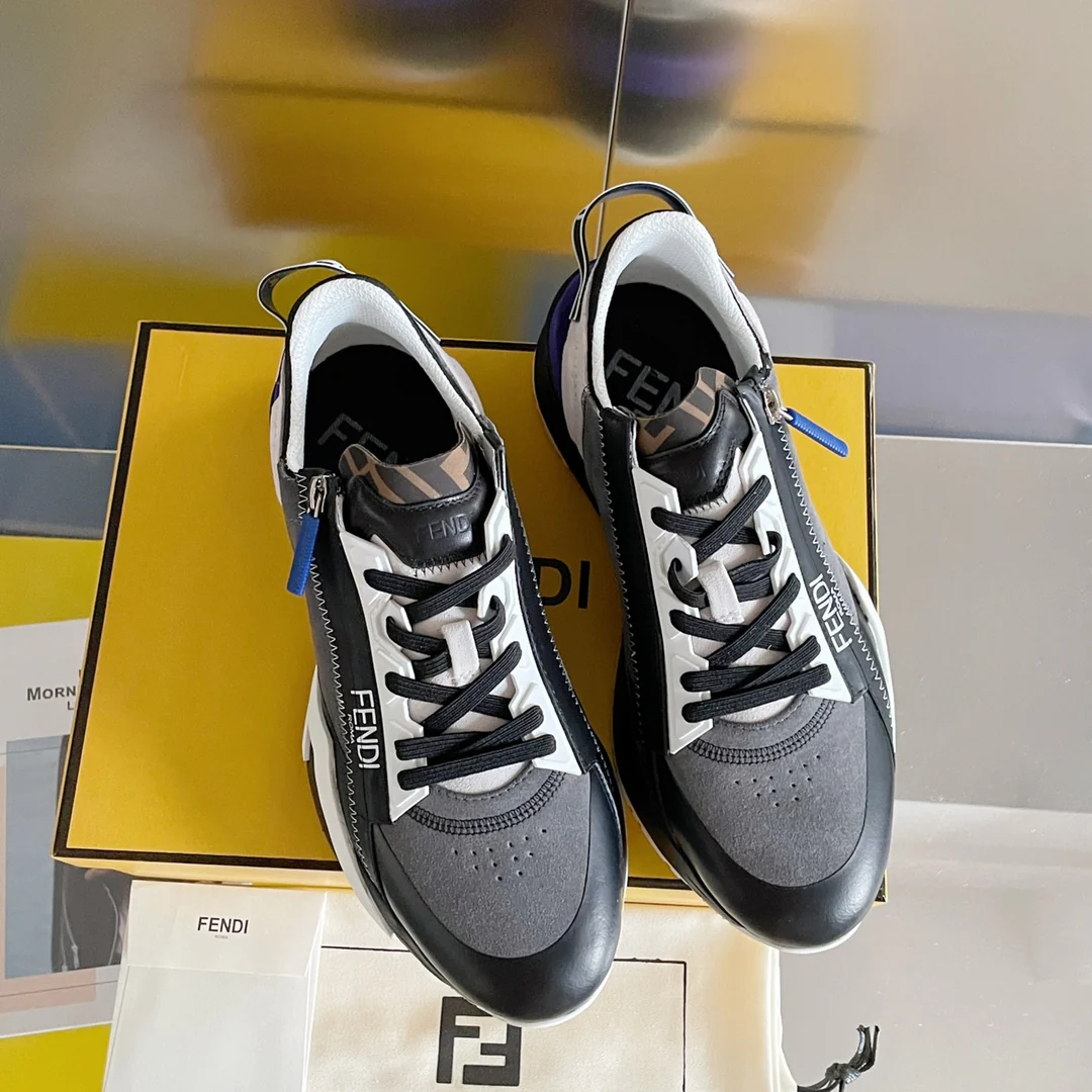 Fendi - Повседневные кроссовки - Серые