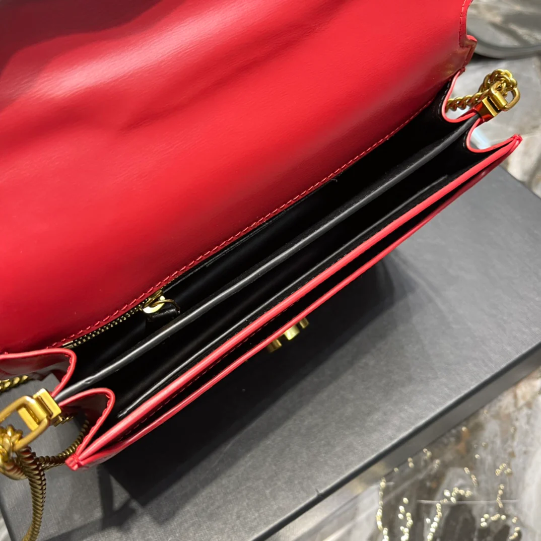 Сумка через плечо YSL Cassandra - красная