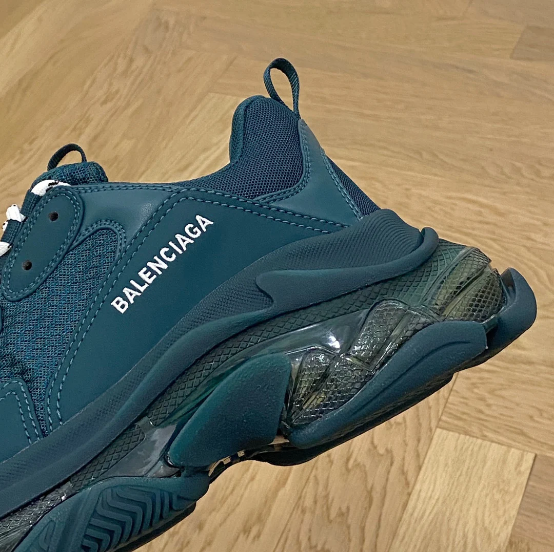 Кроссовки Balenciaga Triples Cushion Chunky Shoes - Lake Green
