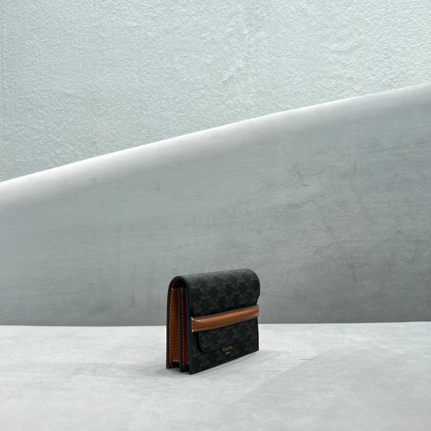 Celine-老花系列 翻盖钱包卡包